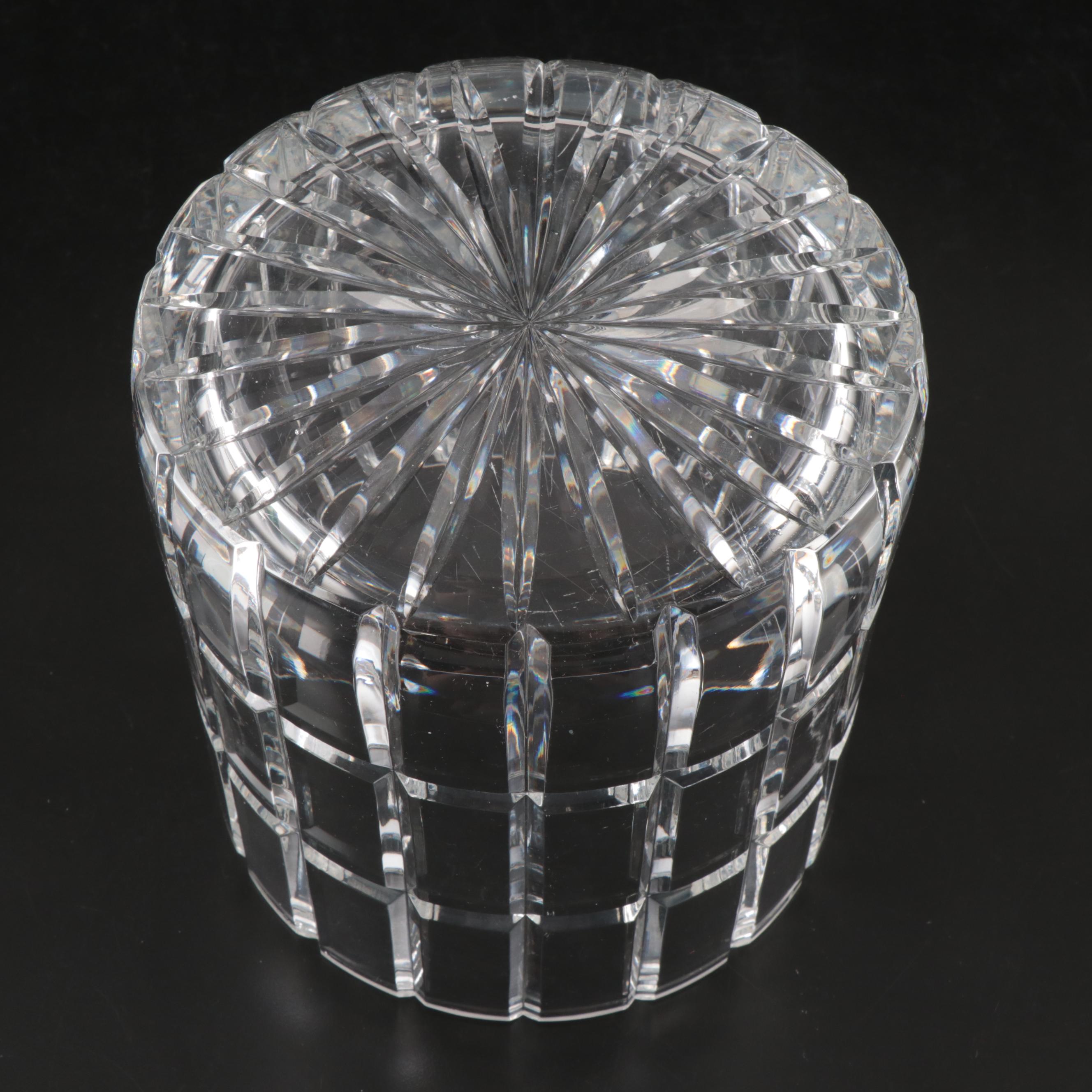Christopher Stuart "Starstruck" Crystal Vase with Lenox and Other Tableware