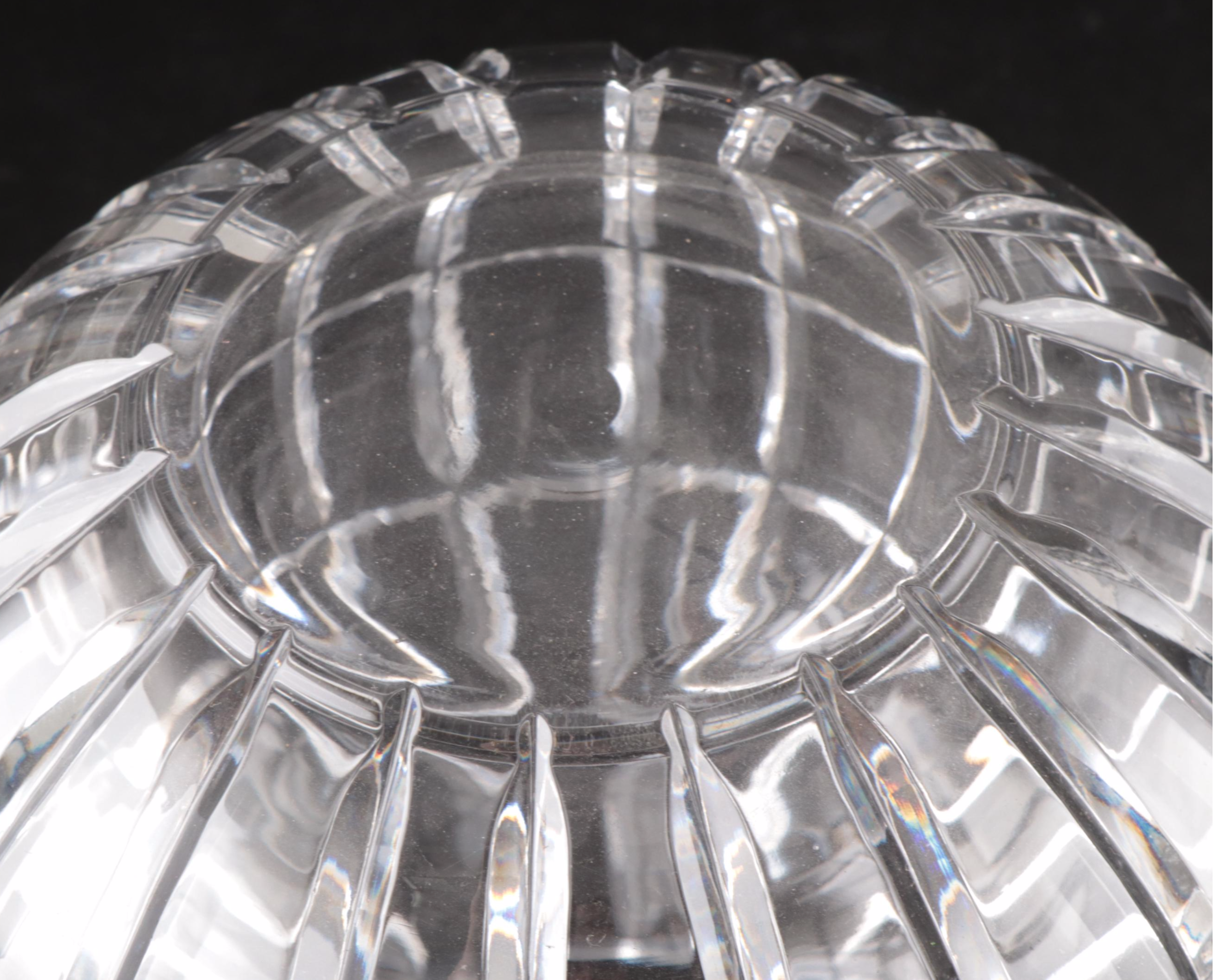 Christopher Stuart "Starstruck" Crystal Vase with Lenox and Other Tableware