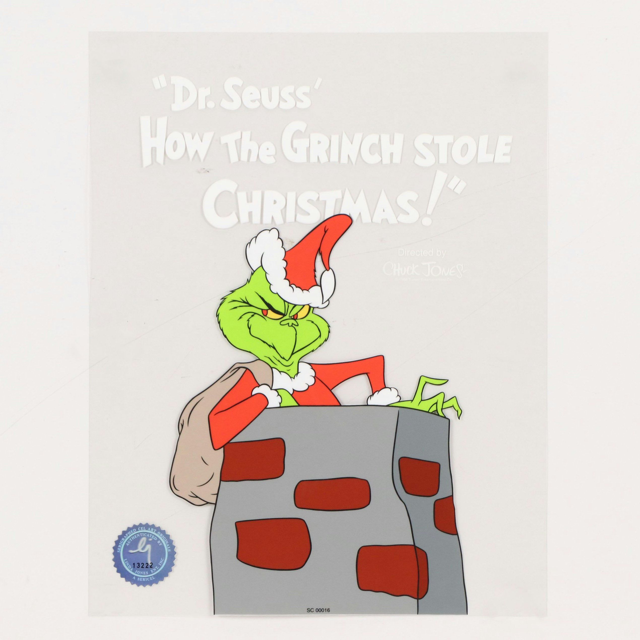 Turner Entertainment Co. "How The Grinch Stole Christmas!" Sericel, 1998