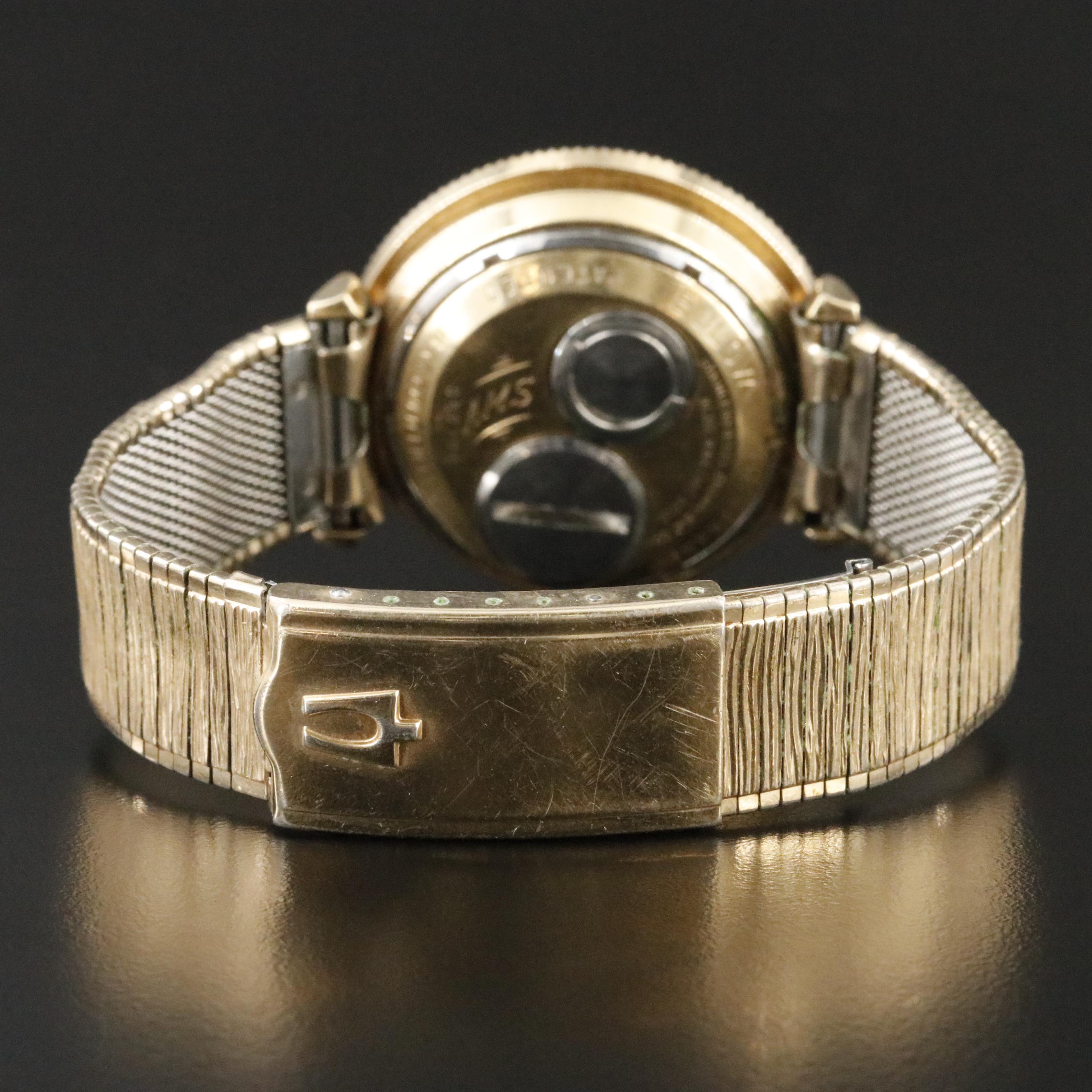 1965 Bulova Accutron Astronaut 14K Bezel GMT Watch D22792