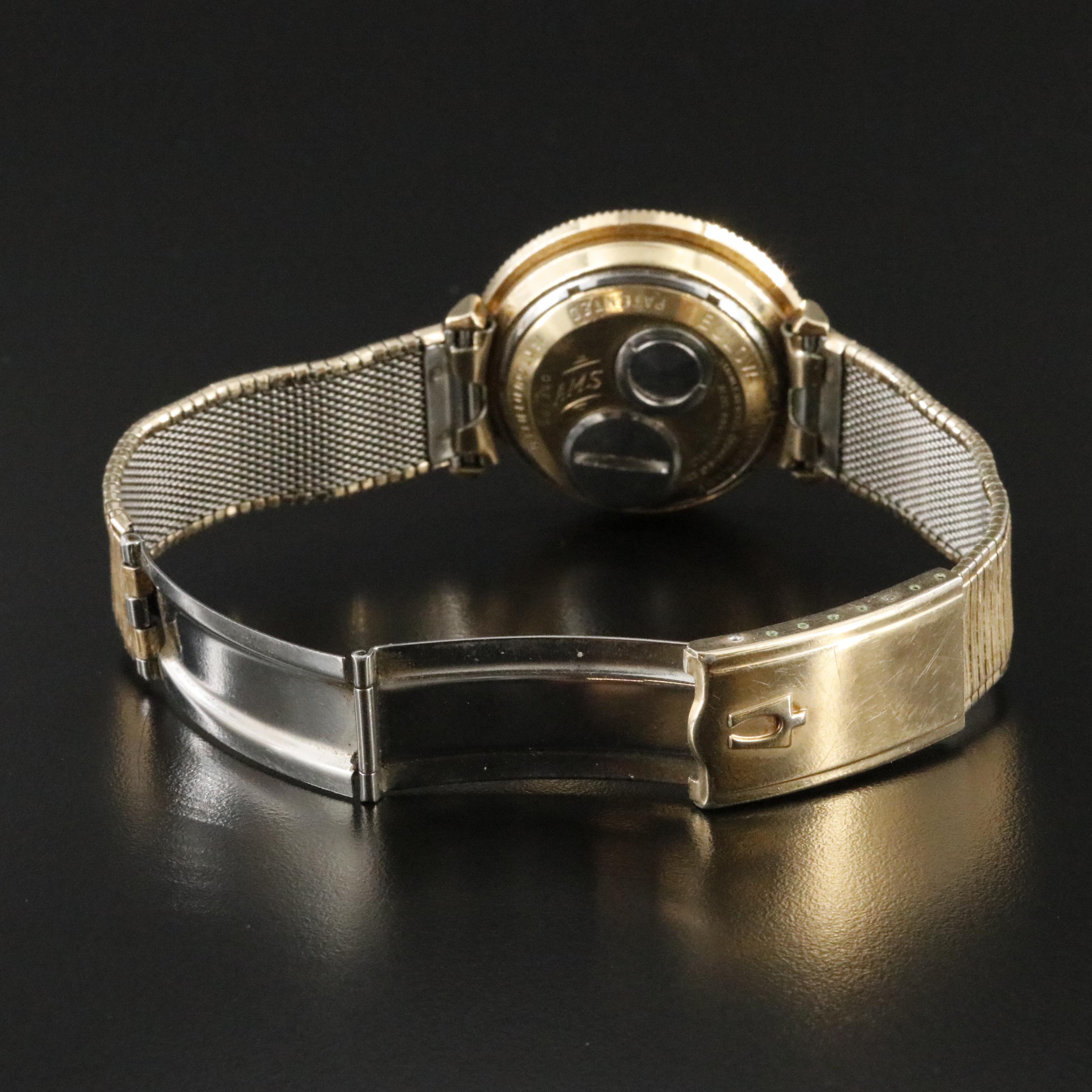 1965 Bulova Accutron Astronaut 14K Bezel GMT Watch D22792