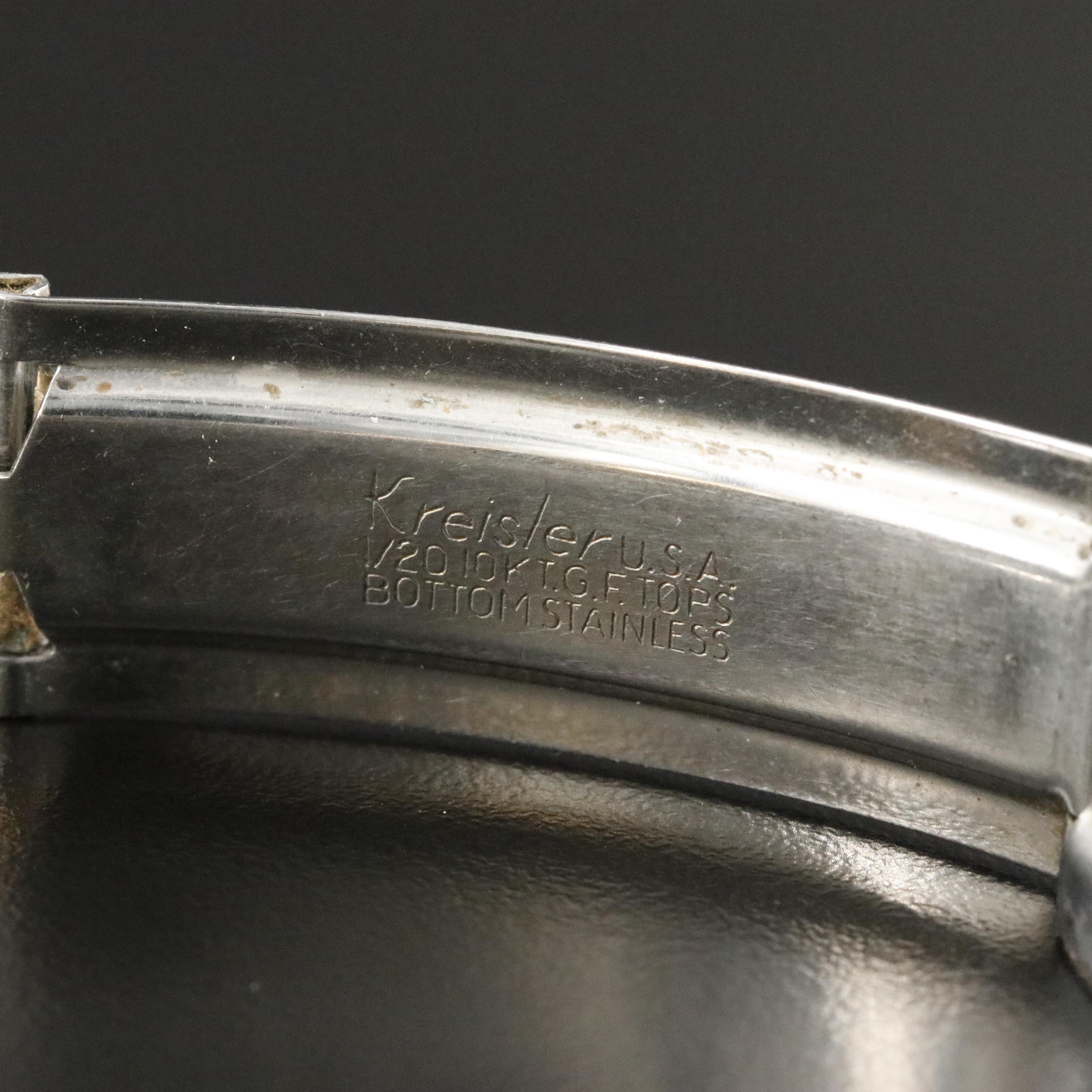 1965 Bulova Accutron Astronaut 14K Bezel GMT Watch D22792