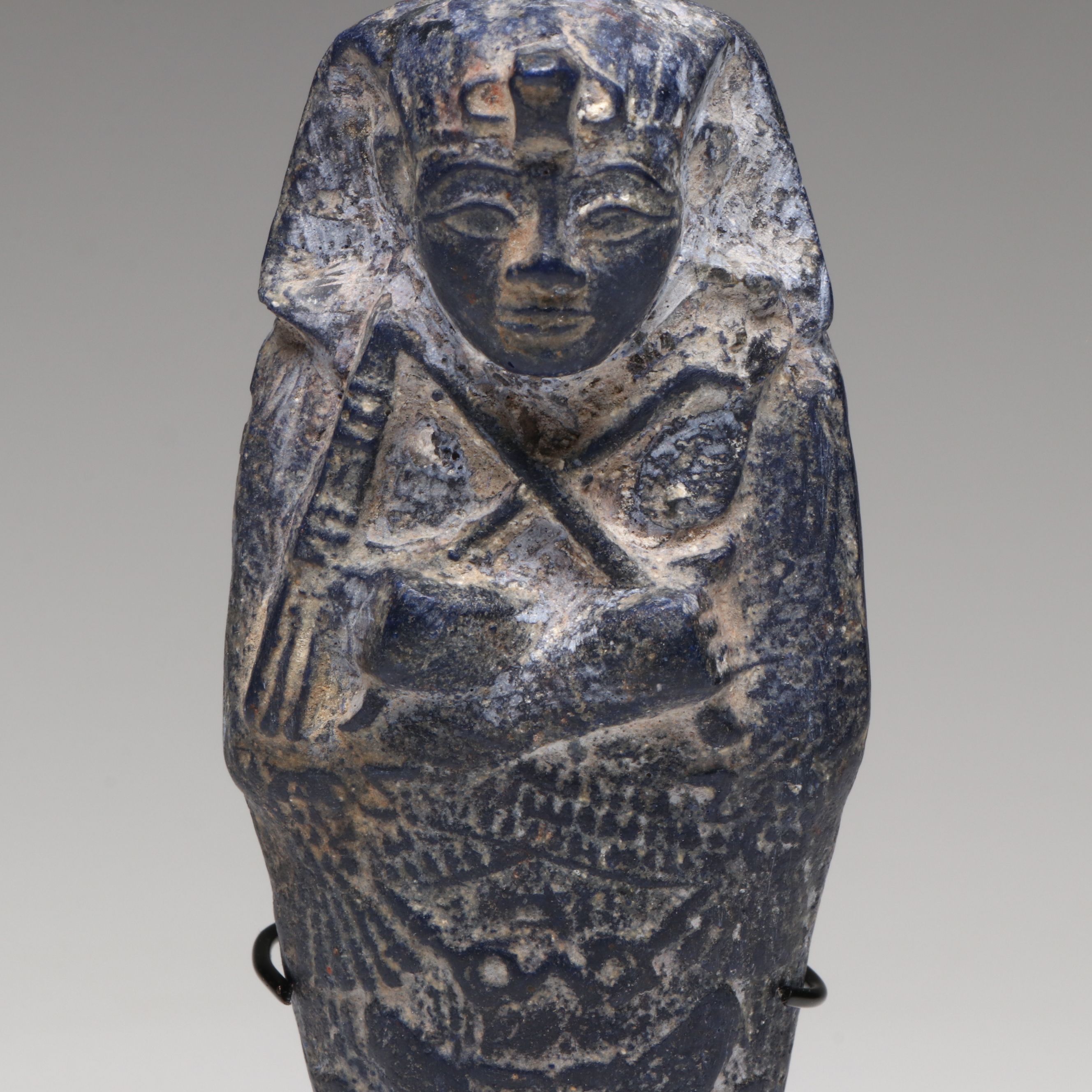 Egyptian Grand Tour Blue Composition Ushabti
