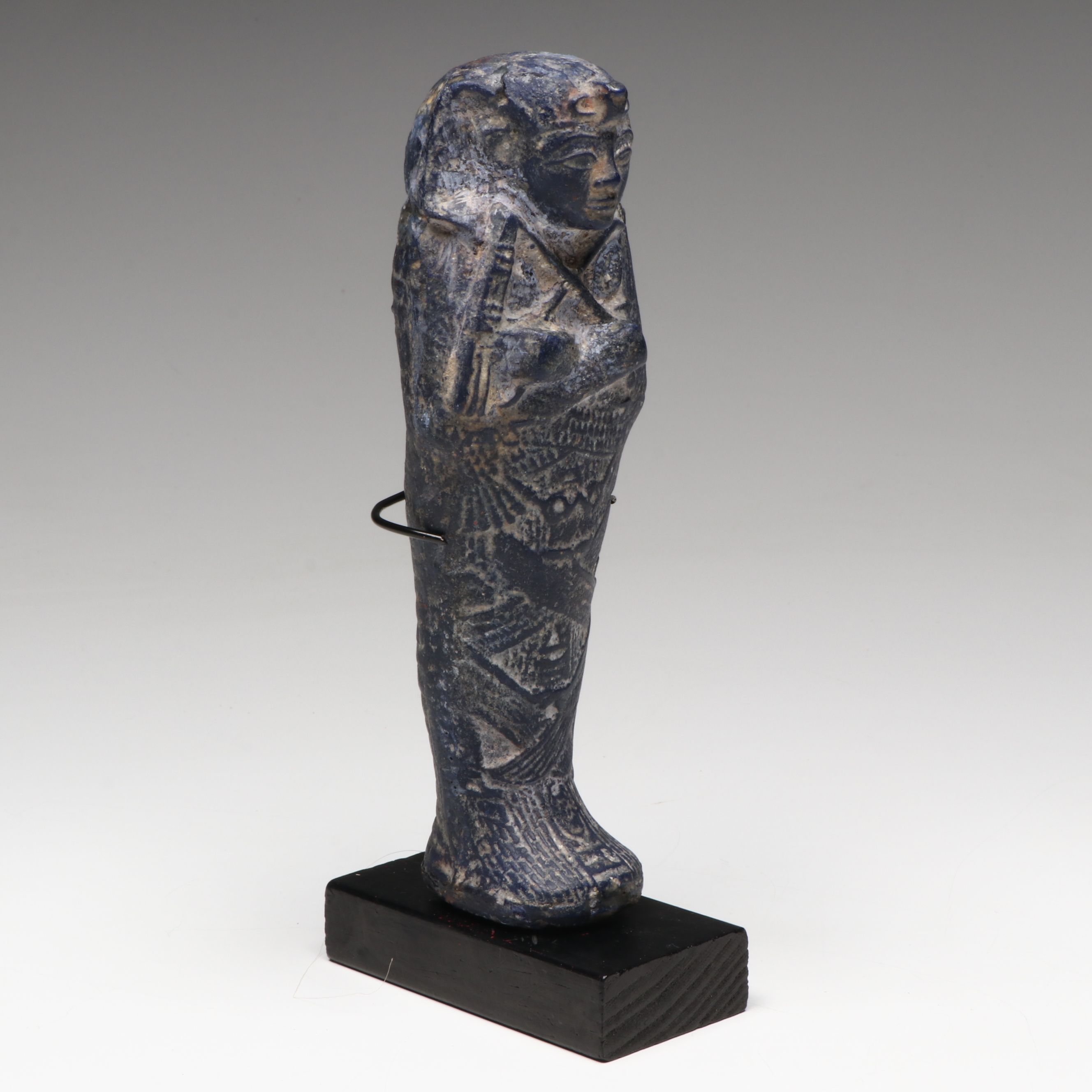 Egyptian Grand Tour Blue Composition Ushabti
