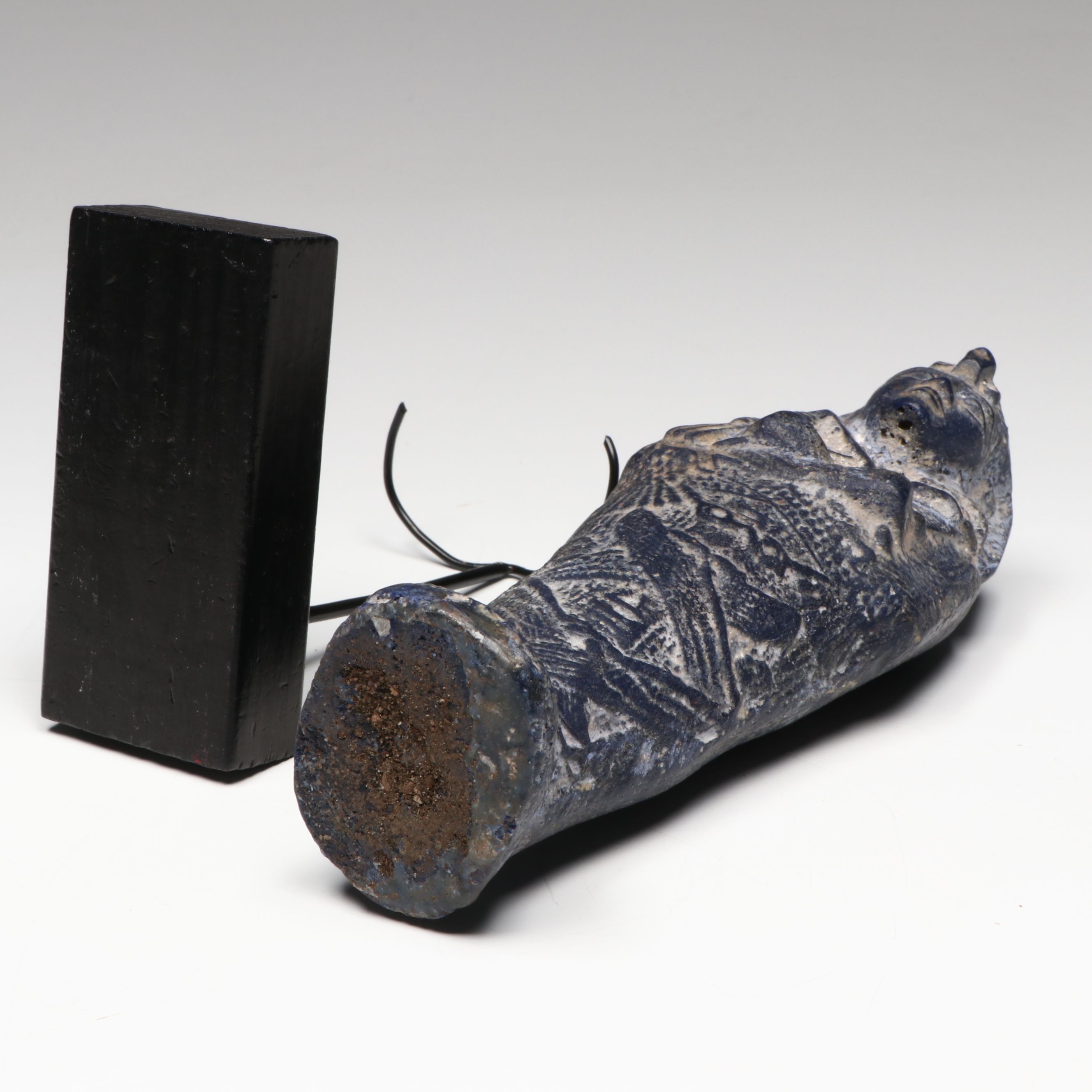 Egyptian Grand Tour Blue Composition Ushabti