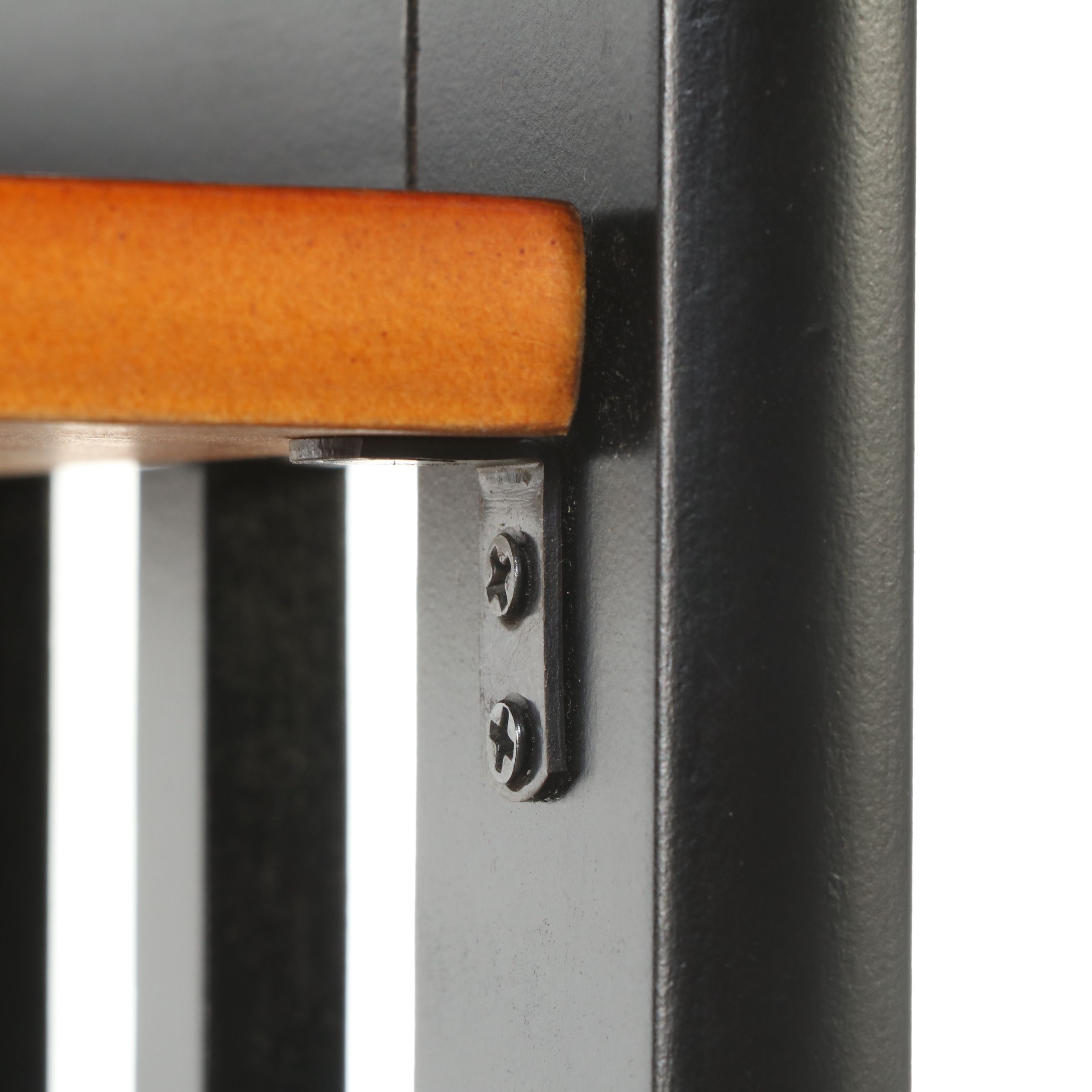 Pier 1 Imports Mission Style Folding Shelf with Other Walnut Finish Side Table