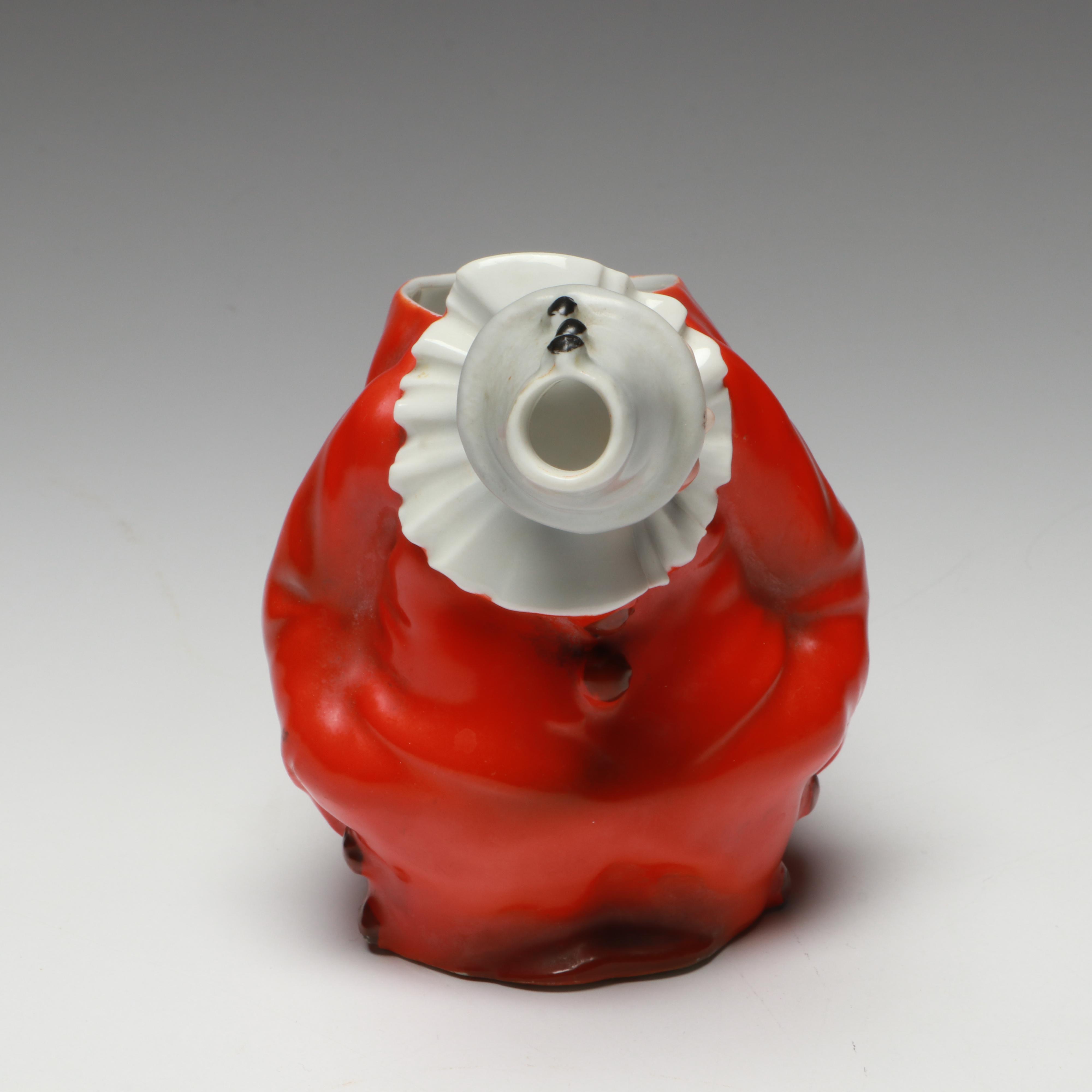 Royal Bayreuth Bavaria Porcelain Clown Creamer with Figural Shakers