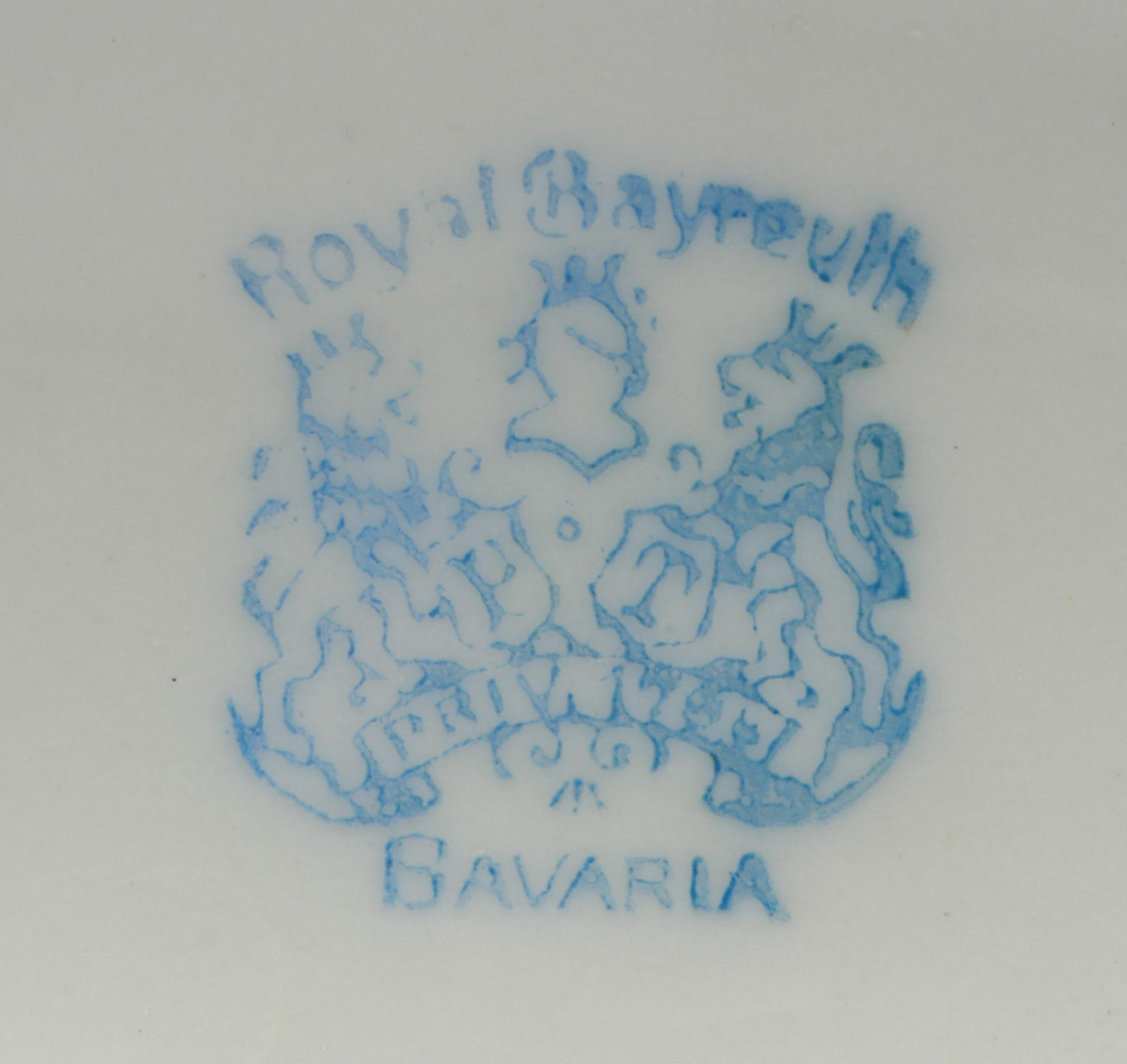 Royal Bayreuth Bavaria Porcelain Clown Creamer with Figural Shakers