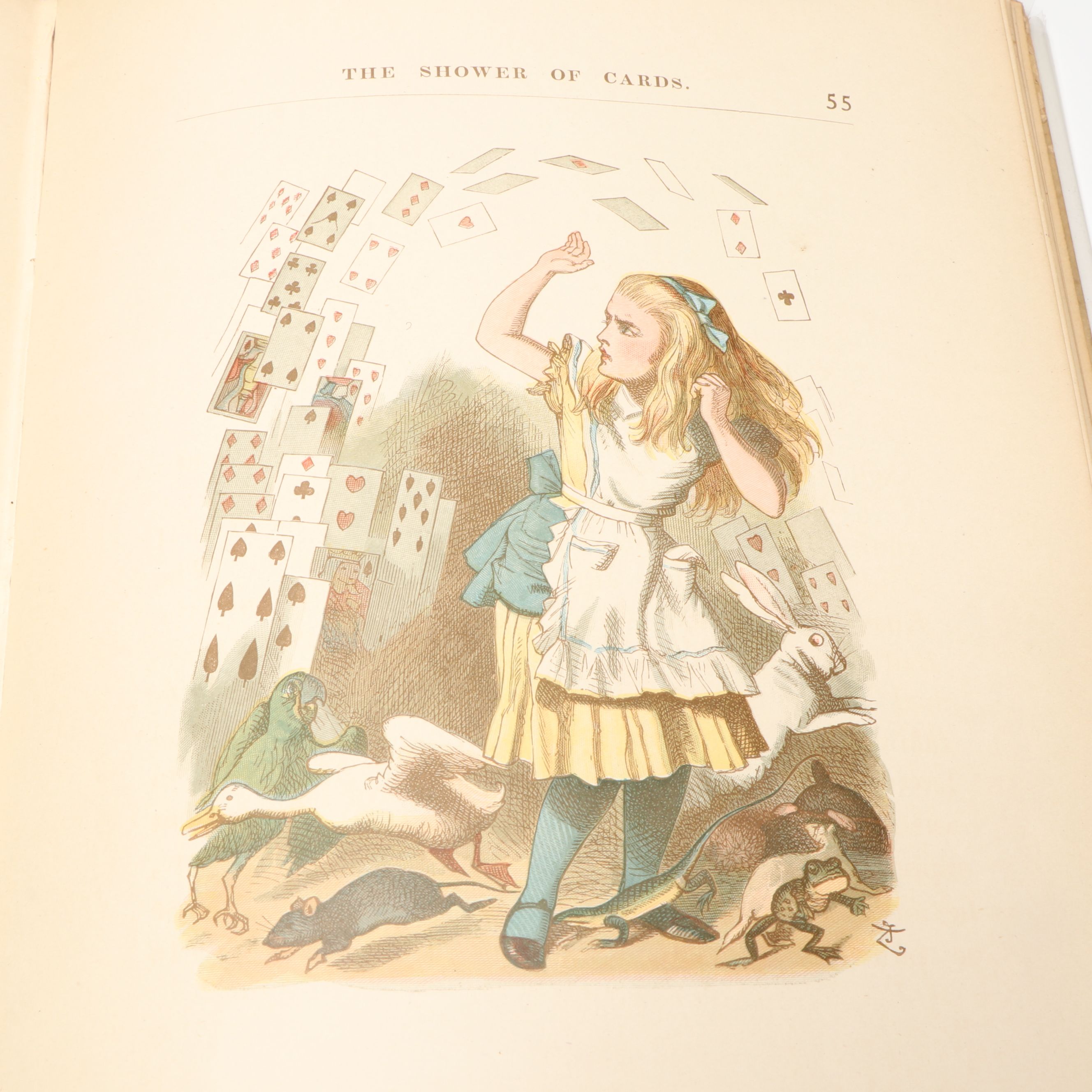 Illustrated "The Nursery Alice" by Lewis Carroll, 1890