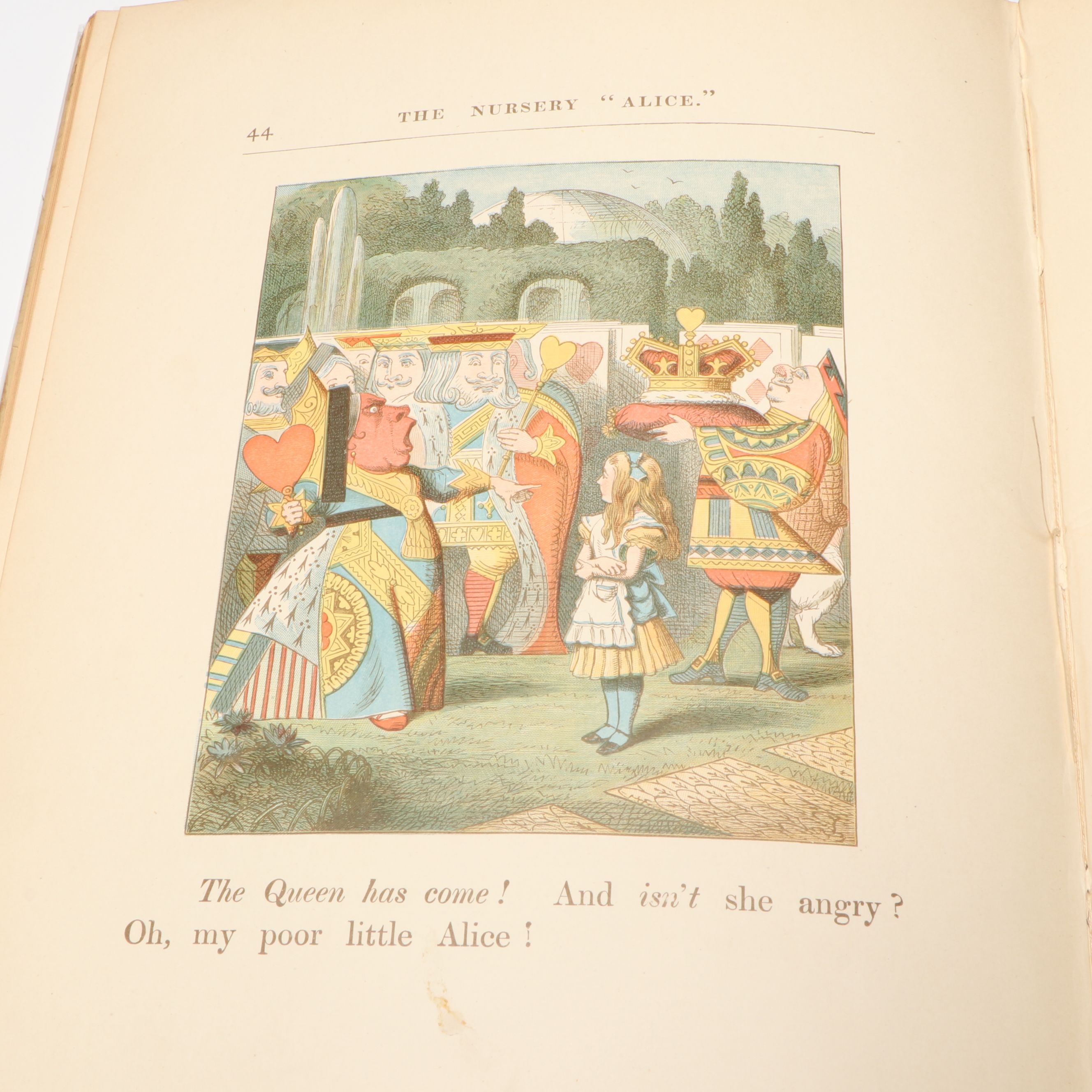 Illustrated "The Nursery Alice" by Lewis Carroll, 1890