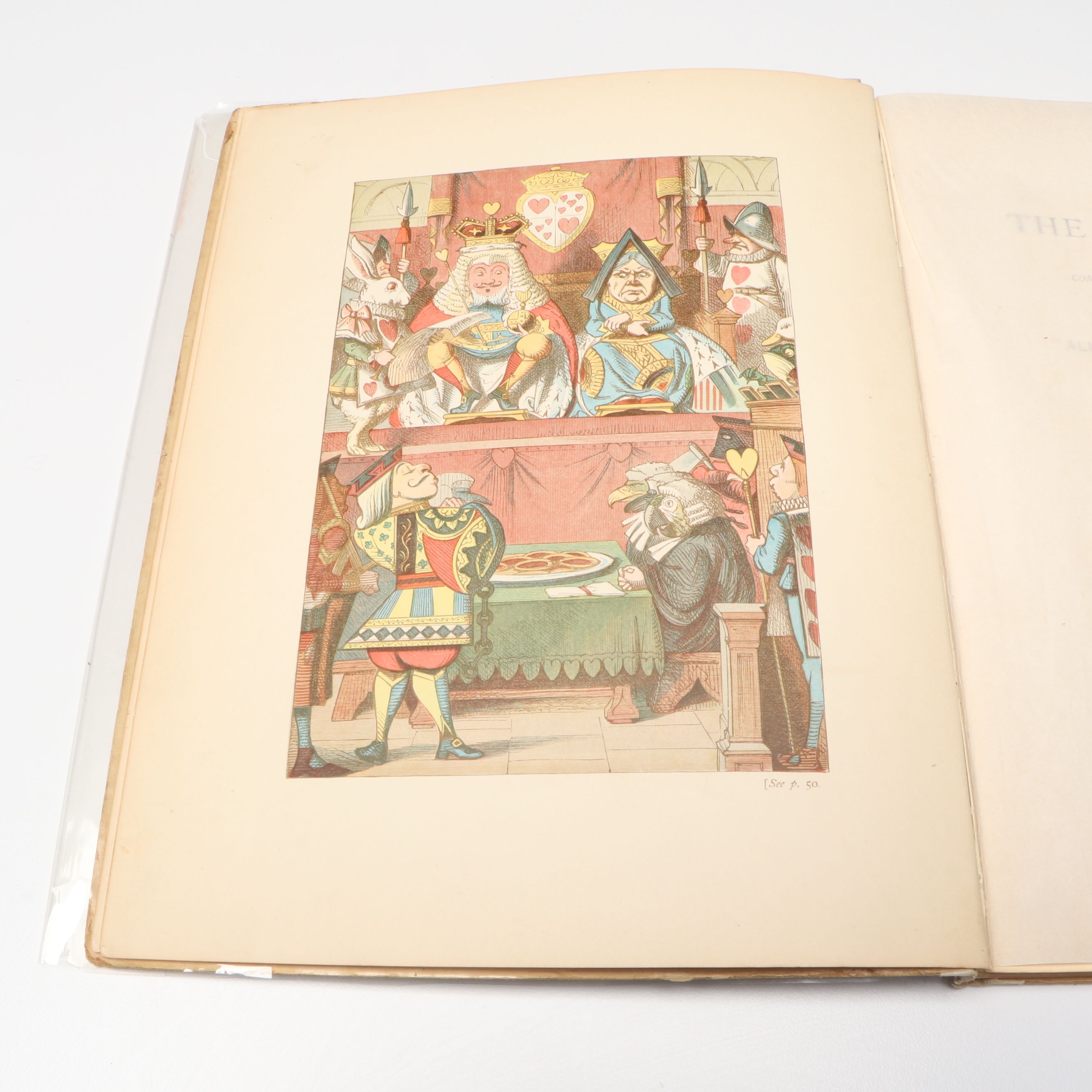 Illustrated "The Nursery Alice" by Lewis Carroll, 1890