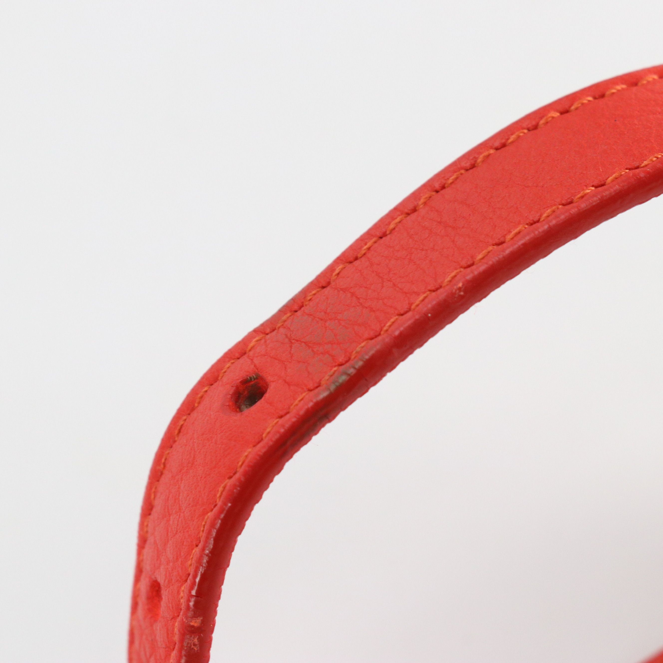 Salvatore Ferragamo Two-Way Bag in Red Grained Leather