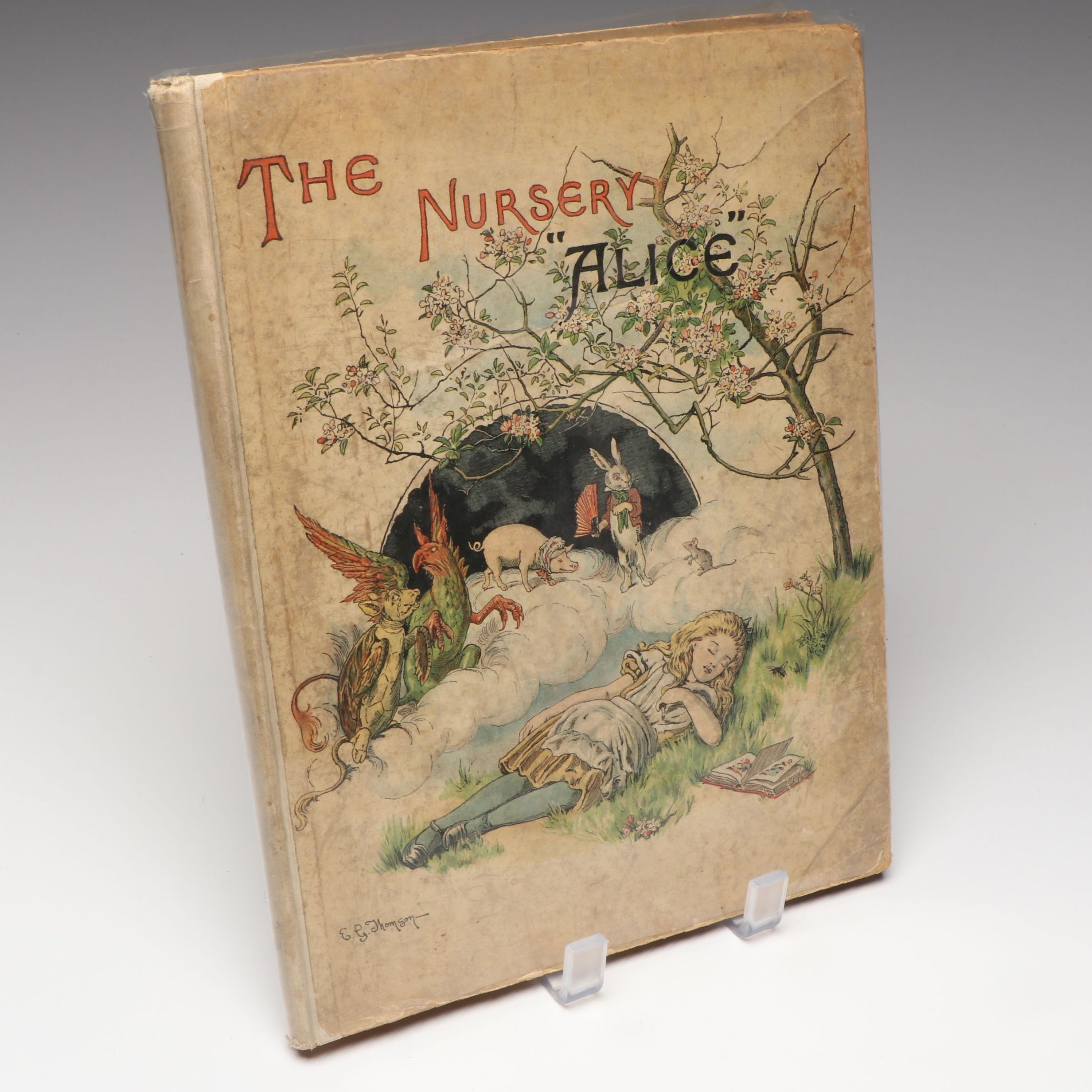 Illustrated "The Nursery Alice" by Lewis Carroll, 1890