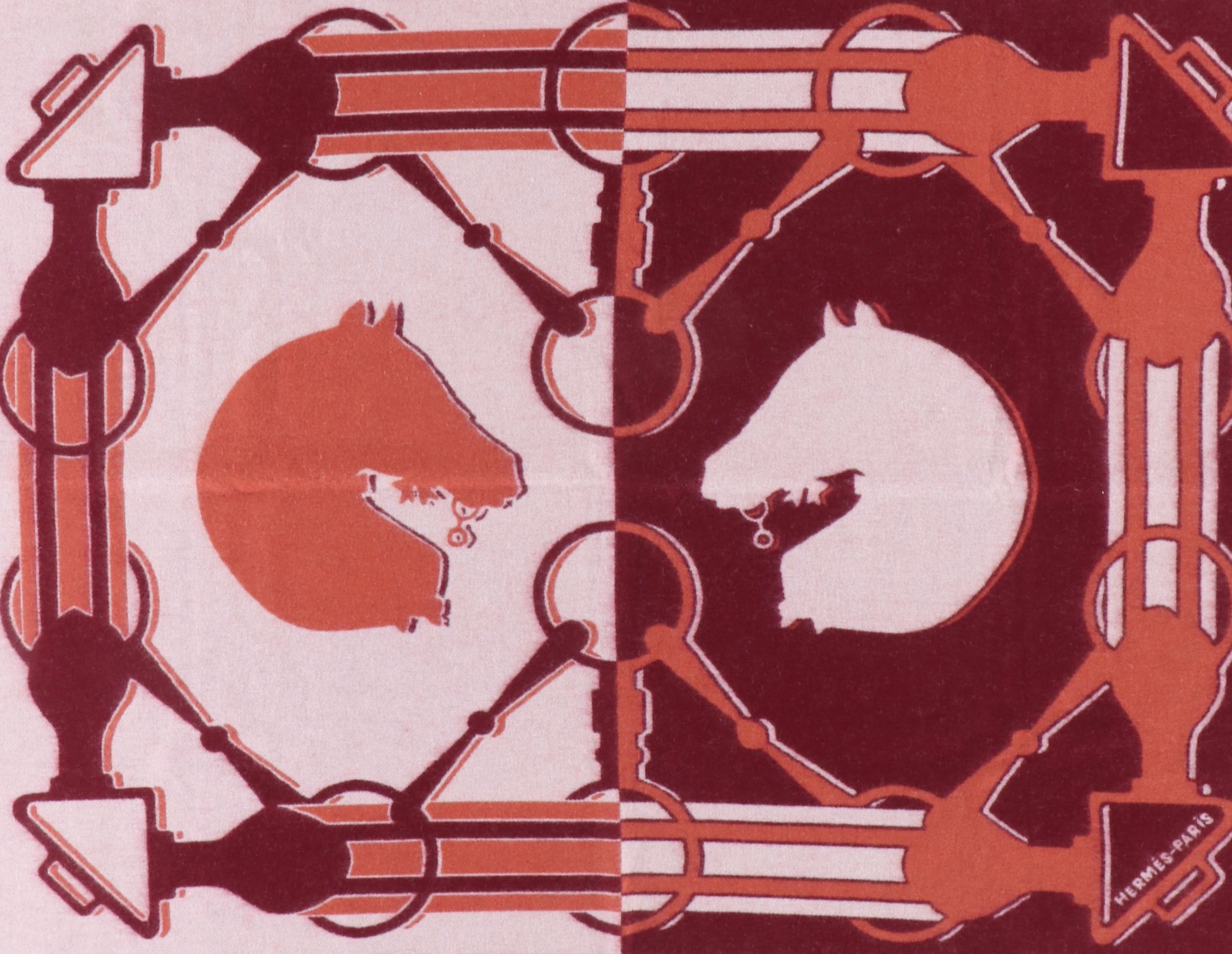 Hermès "Tatersale" Merino Wool and Cashmere Blanket