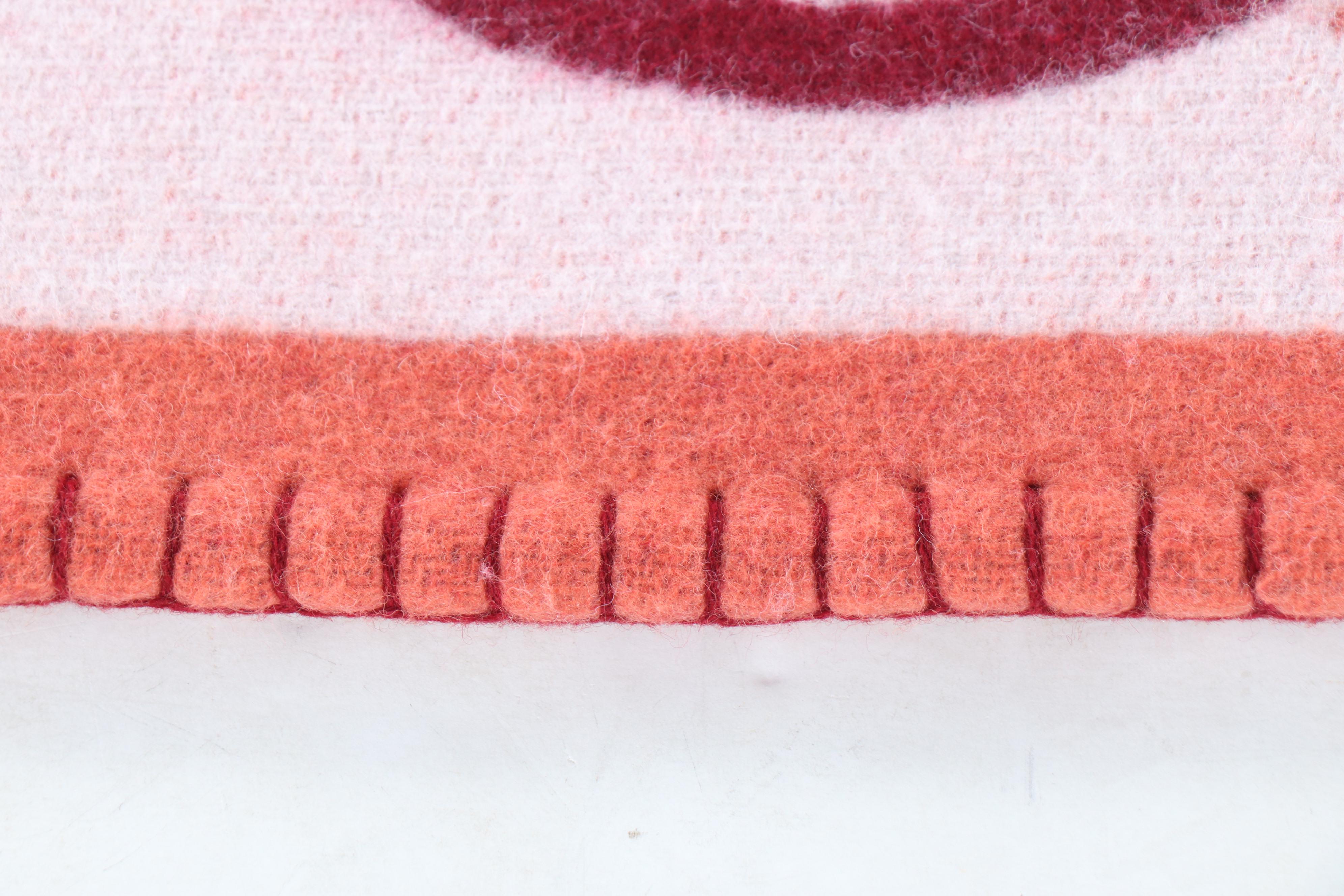 Hermès "Tatersale" Merino Wool and Cashmere Blanket