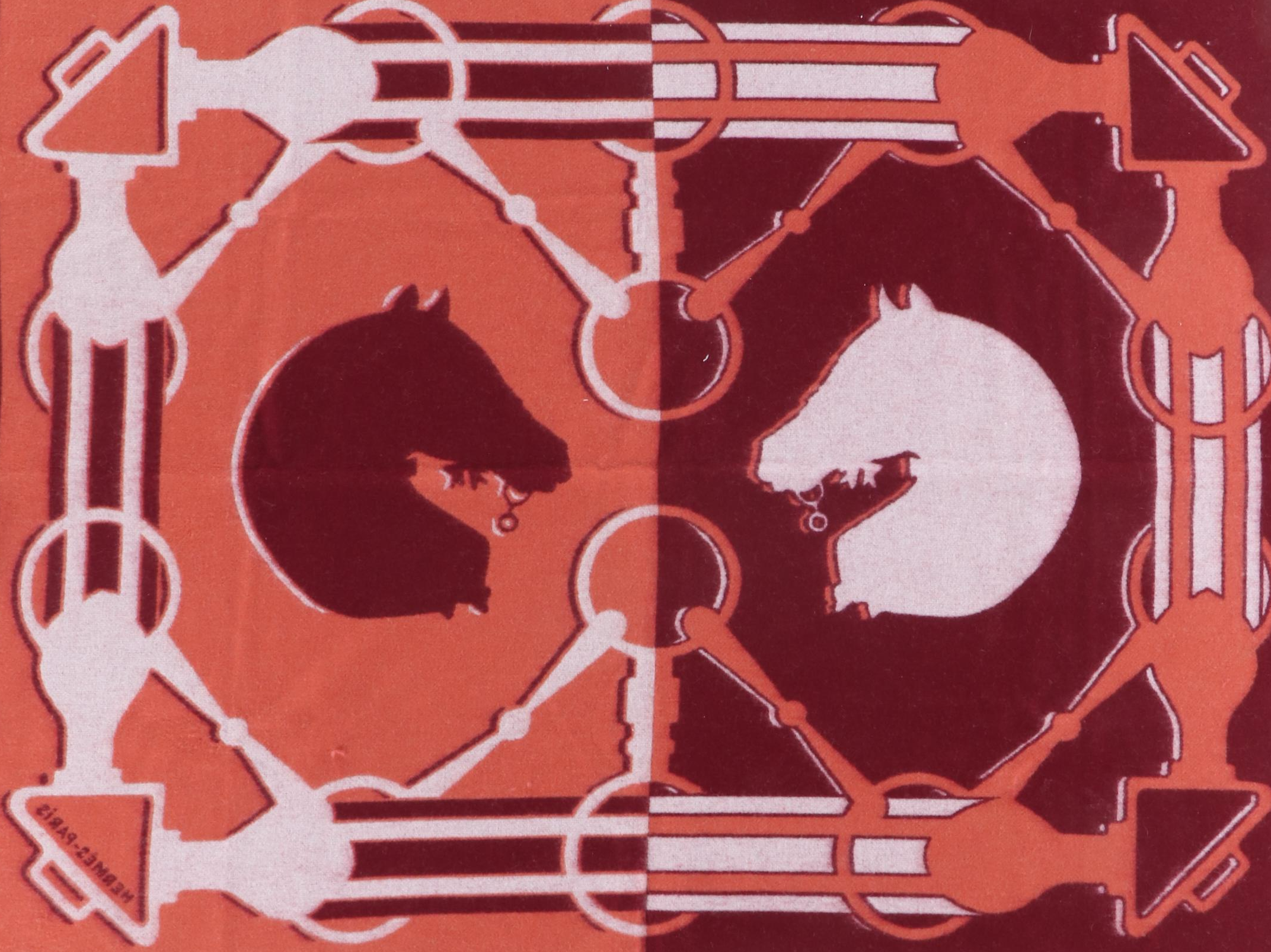 Hermès "Tatersale" Merino Wool and Cashmere Blanket