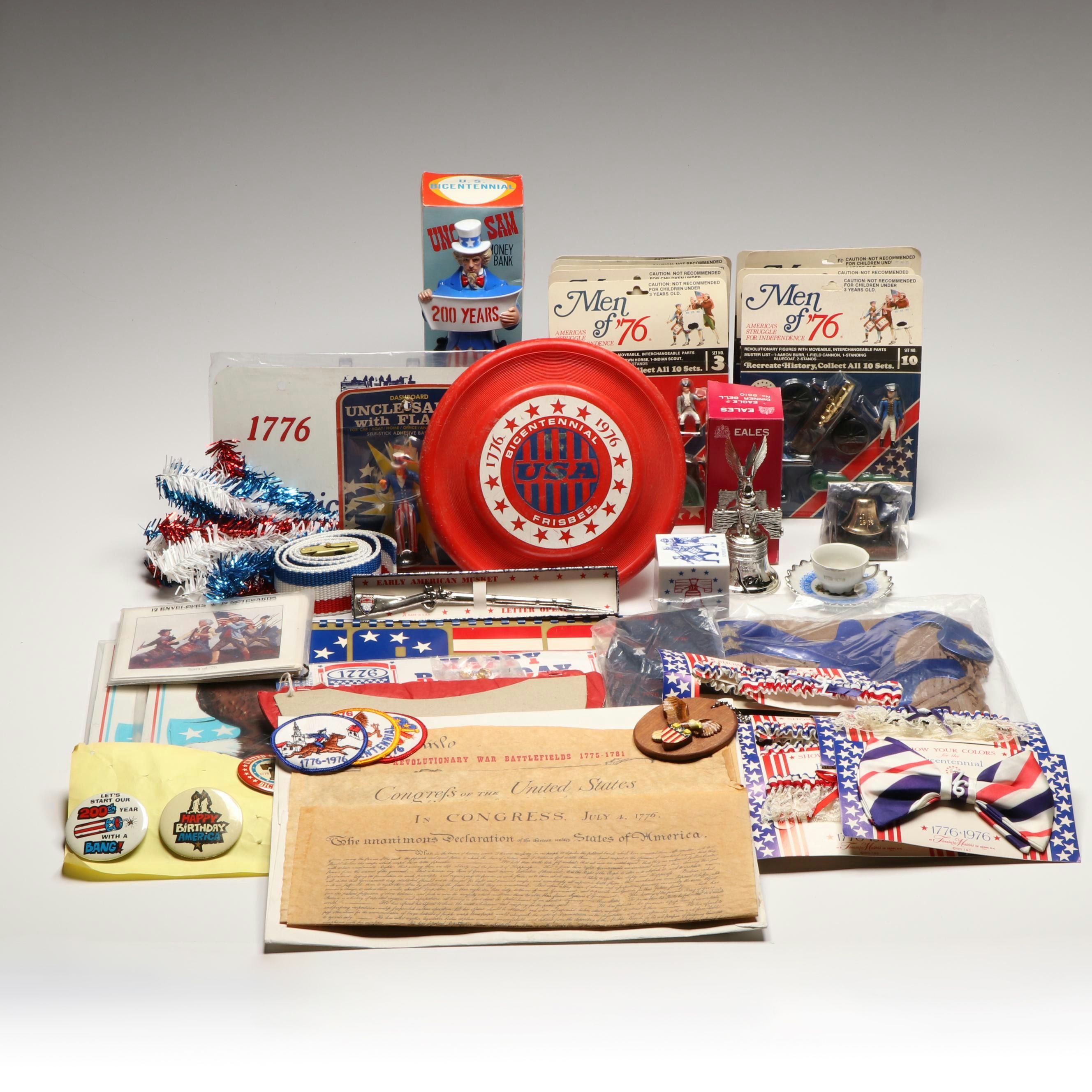 "Men of '76" Figures with More 1976 United States Bicentennial Memorabilia