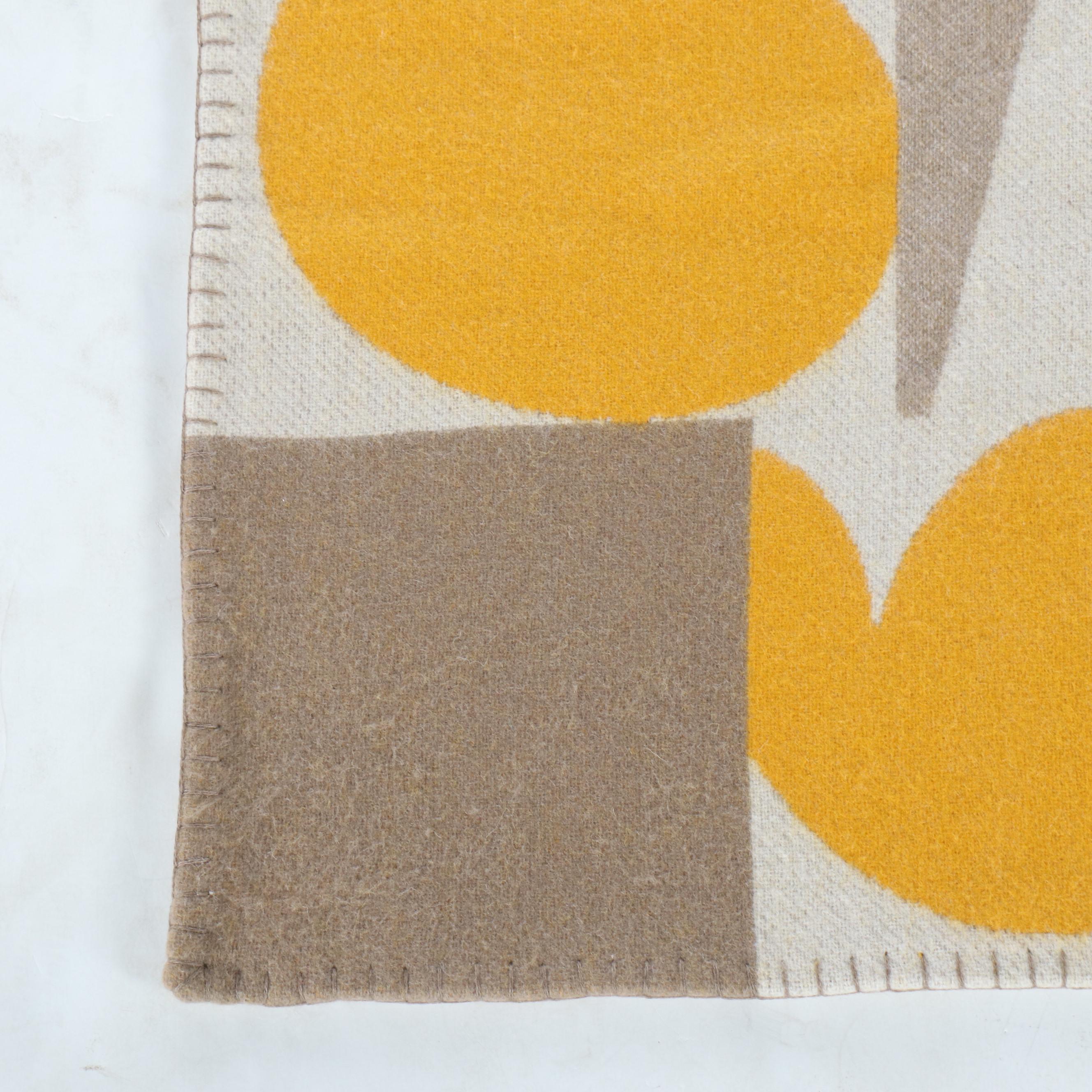 Hermès "Cheval Joker" Merino Wool and Cashmere Blanket