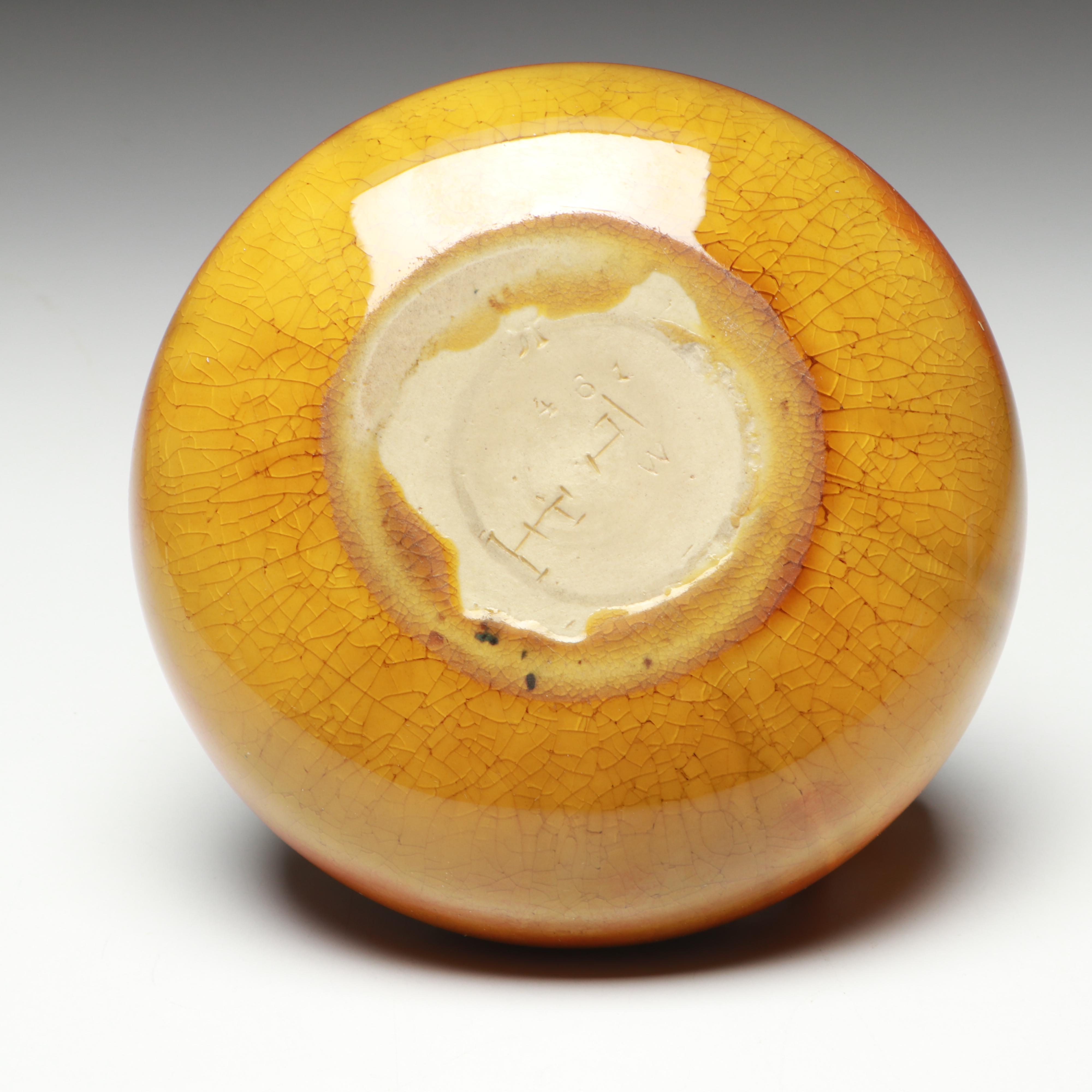 Rookwood Pottery Standard Glaze Double Handled Vase, 1888