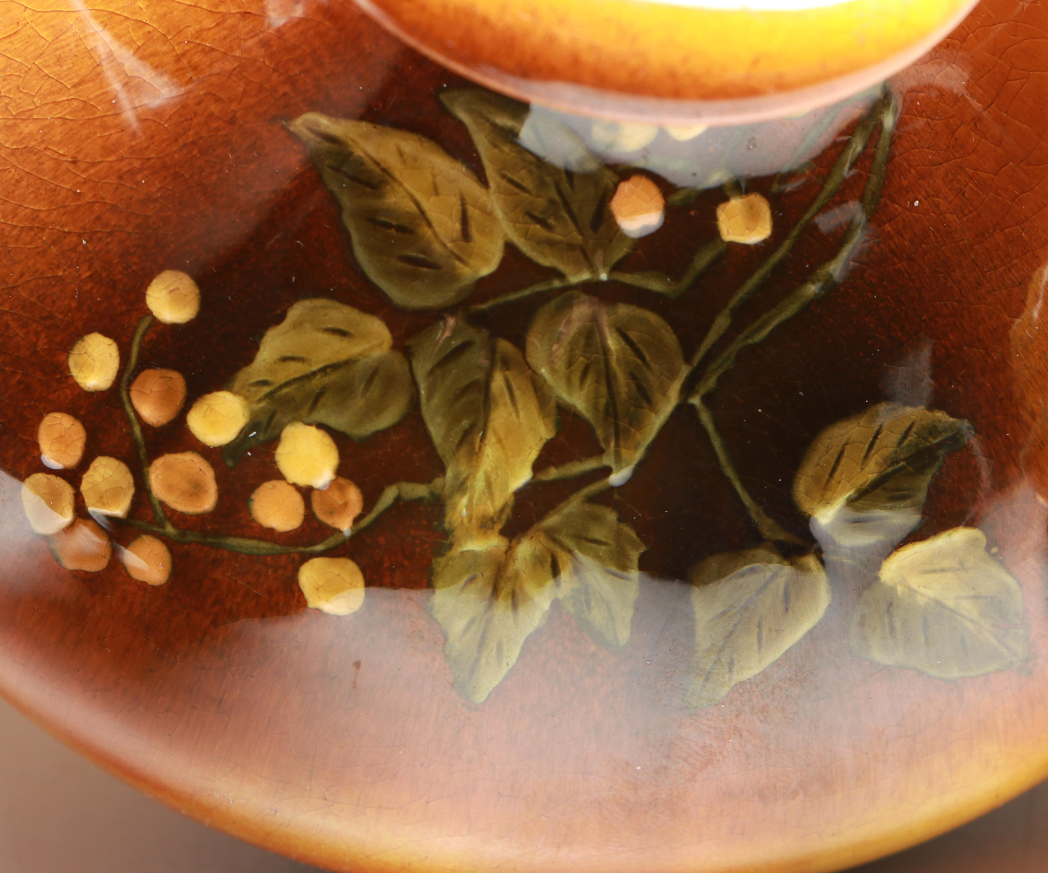 Rookwood Pottery Standard Glaze Double Handled Vase, 1888