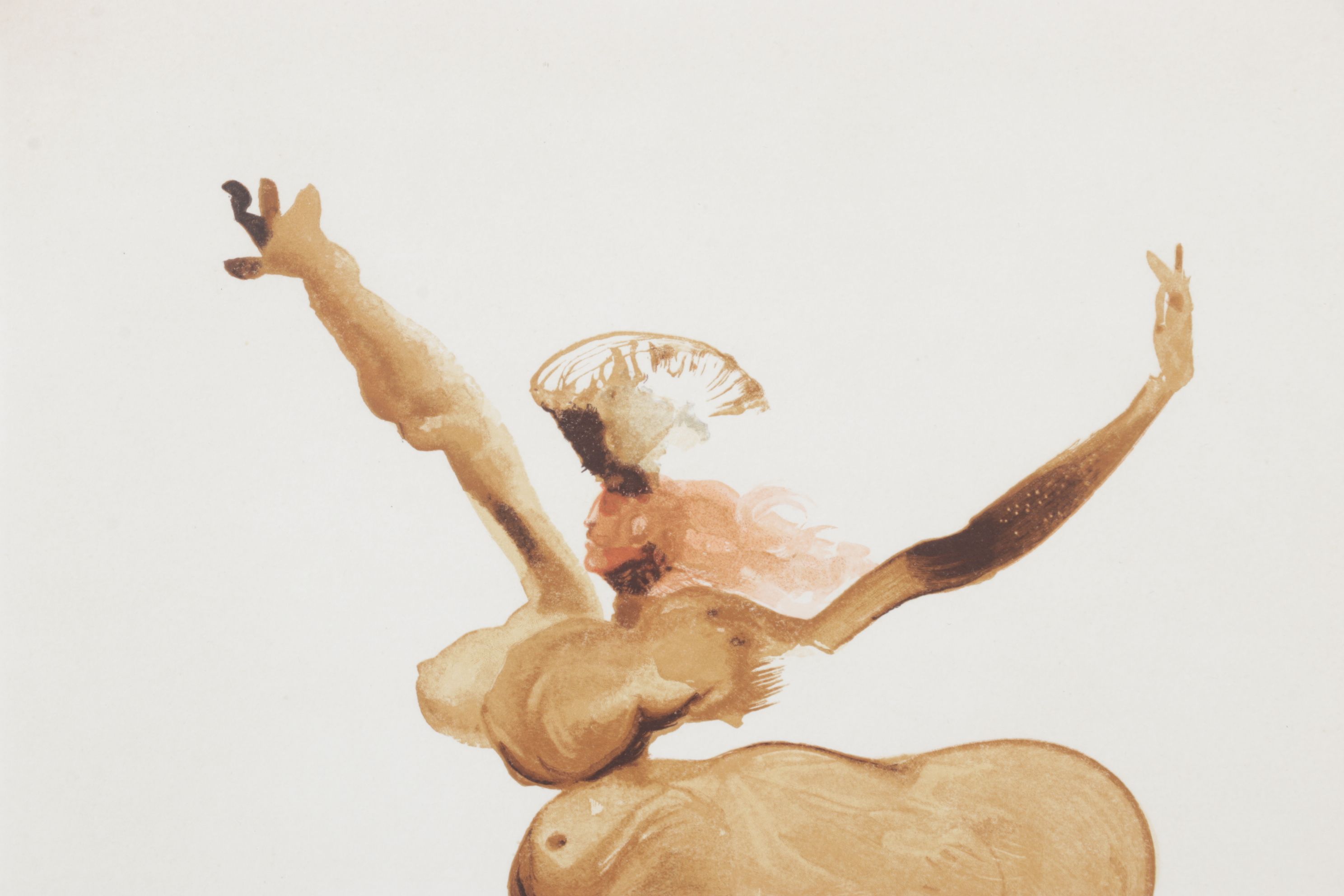 Salvador Dalí Wood Engraving "Les Traîtres Envers Leurs Hôtes"