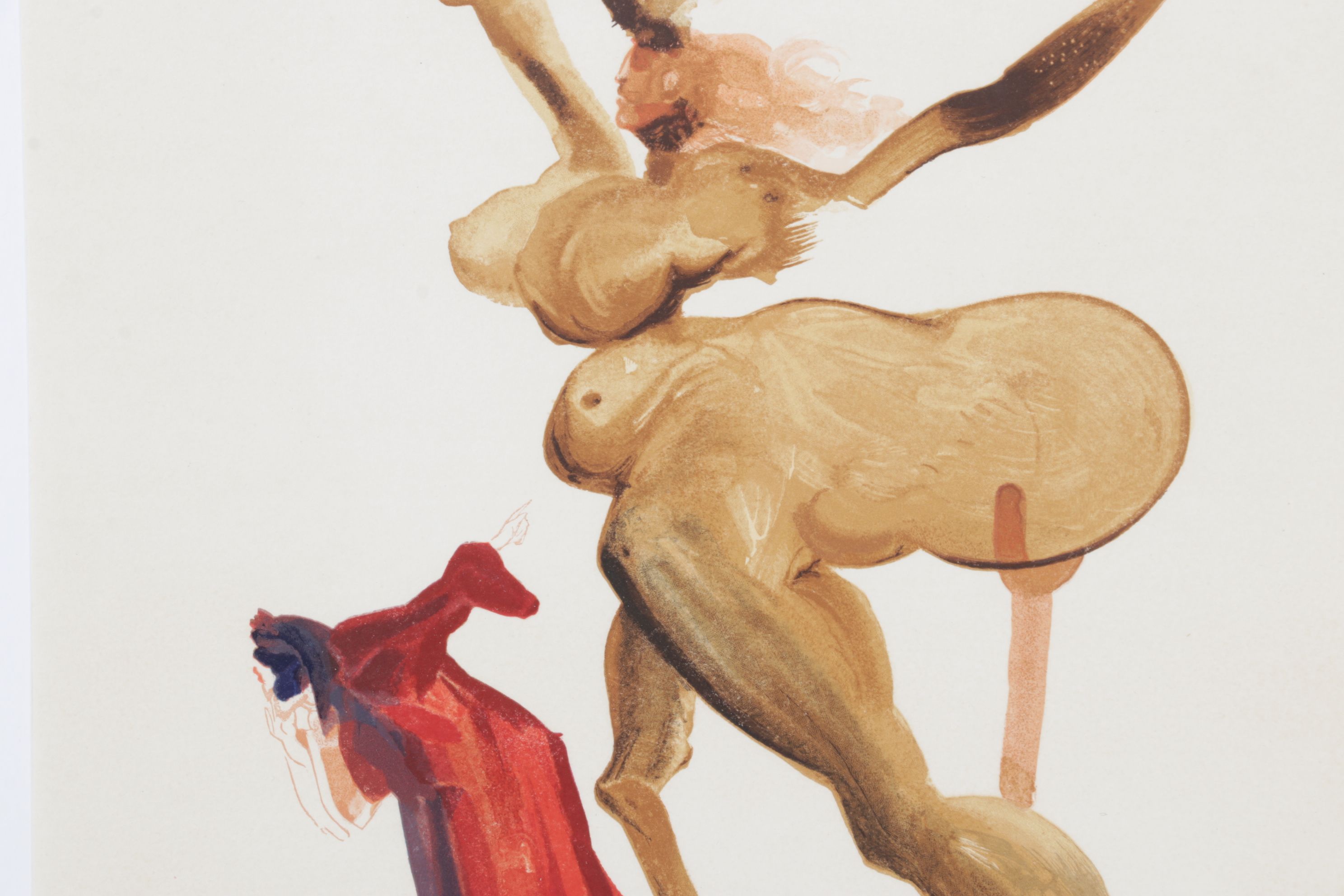 Salvador Dalí Wood Engraving "Les Traîtres Envers Leurs Hôtes"