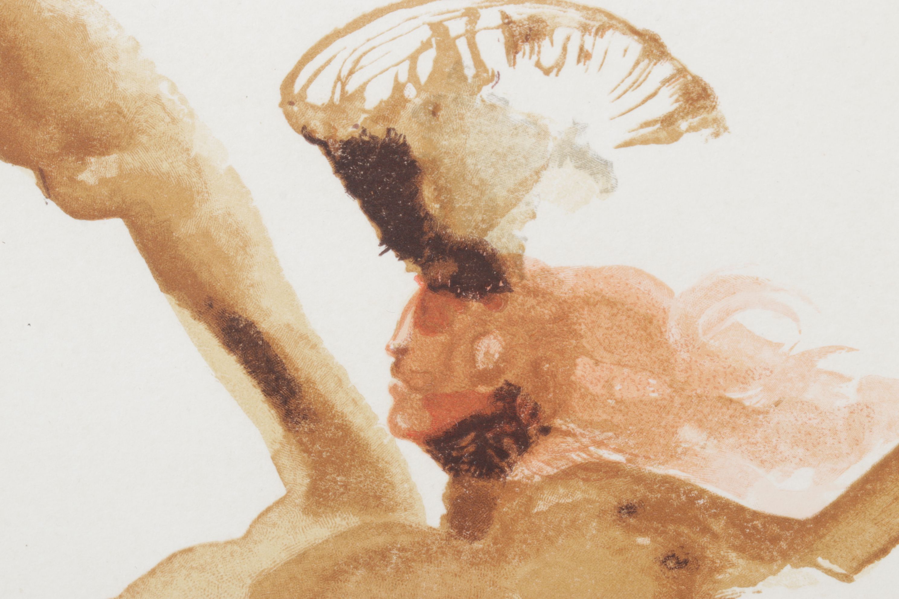 Salvador Dalí Wood Engraving "Les Traîtres Envers Leurs Hôtes"