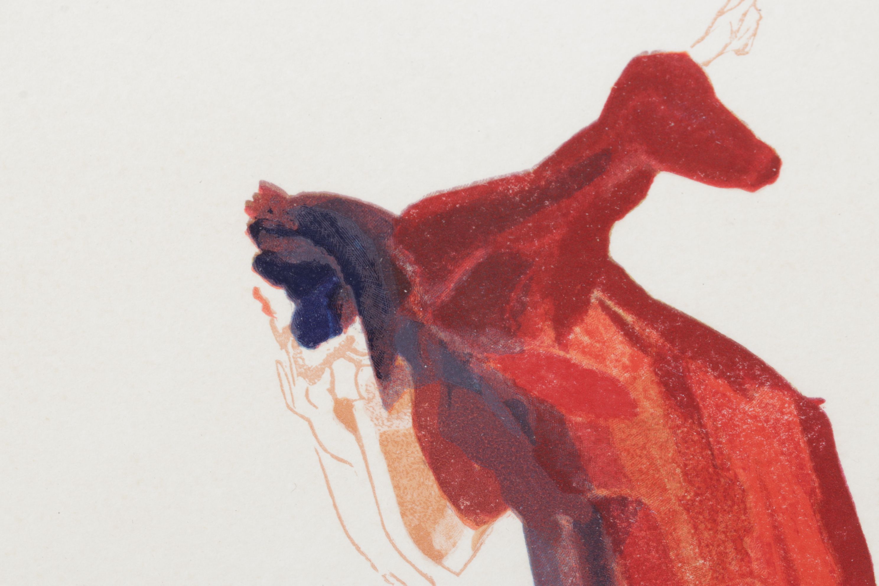 Salvador Dalí Wood Engraving "Les Traîtres Envers Leurs Hôtes"