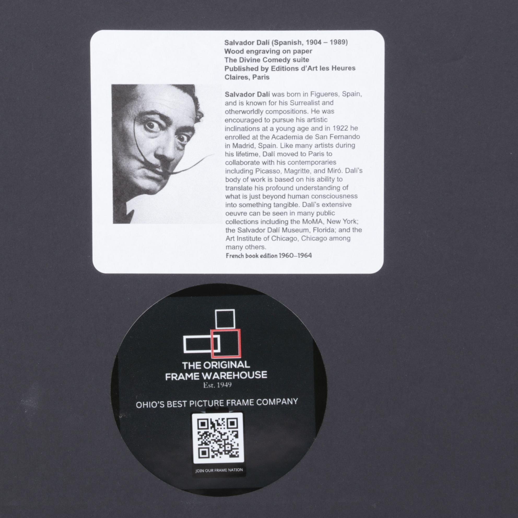 Salvador Dalí Wood Engraving "Les Traîtres Envers Leurs Hôtes"