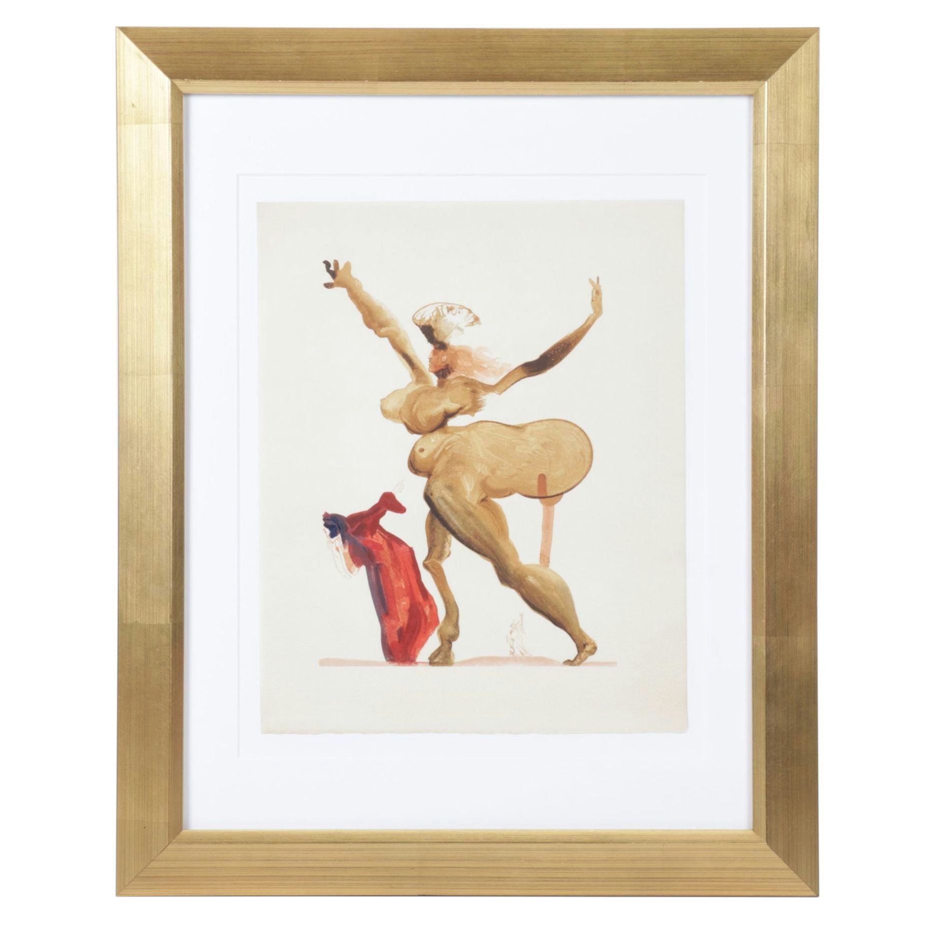 Salvador Dalí Wood Engraving "Les Traîtres Envers Leurs Hôtes"