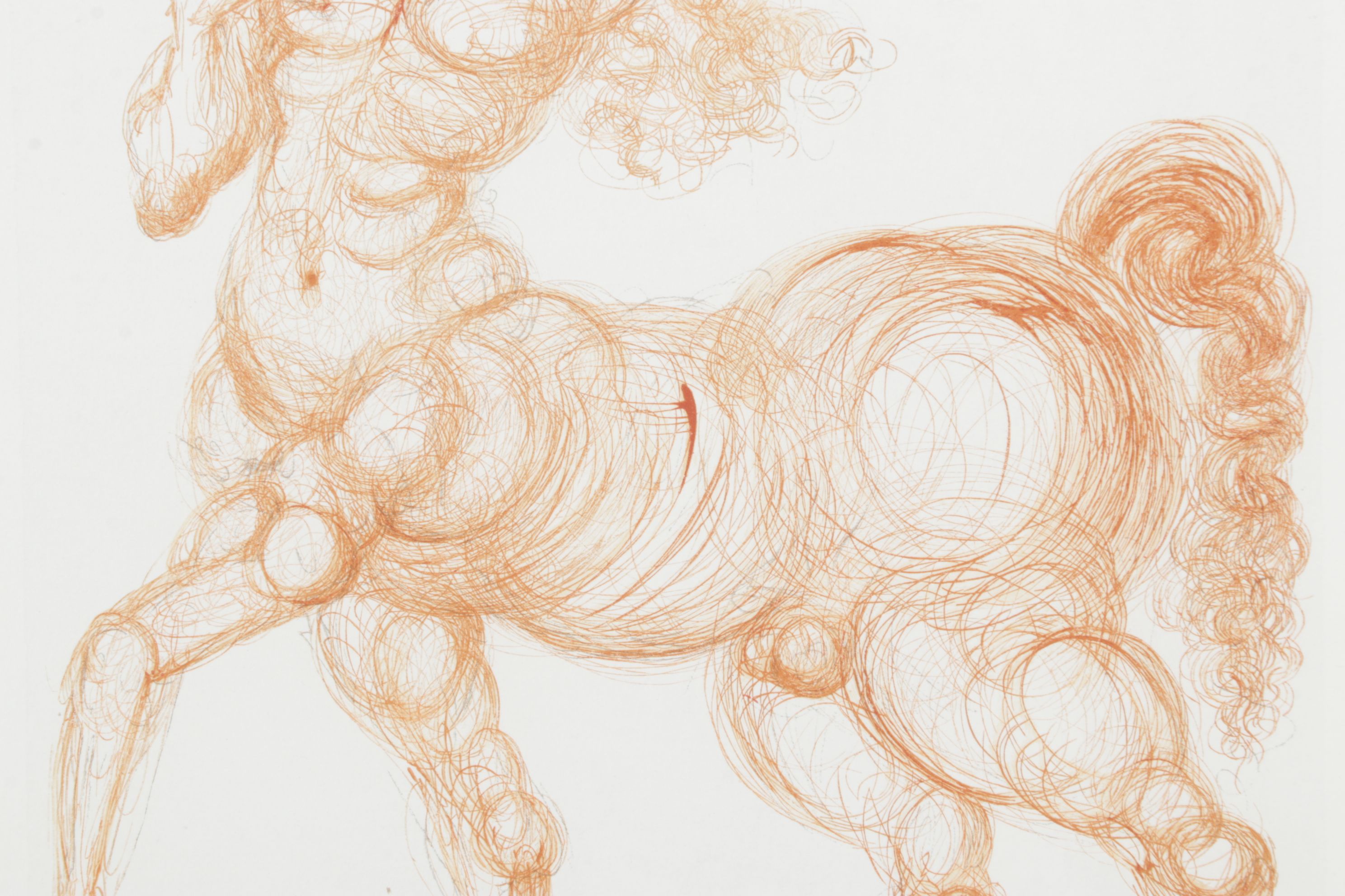 Salvador Dalí Wood Engraving "Le centaure," 1960–1964