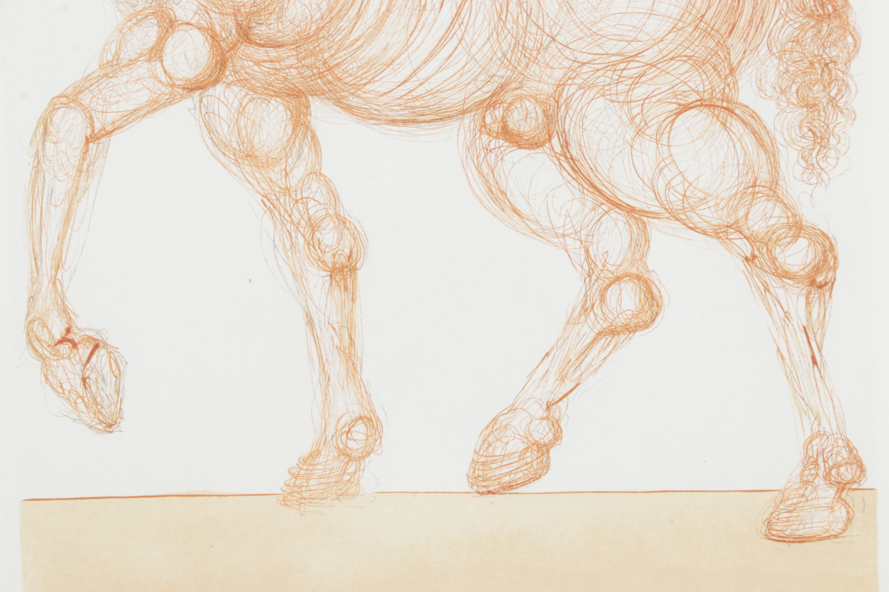 Salvador Dalí Wood Engraving "Le centaure," 1960–1964