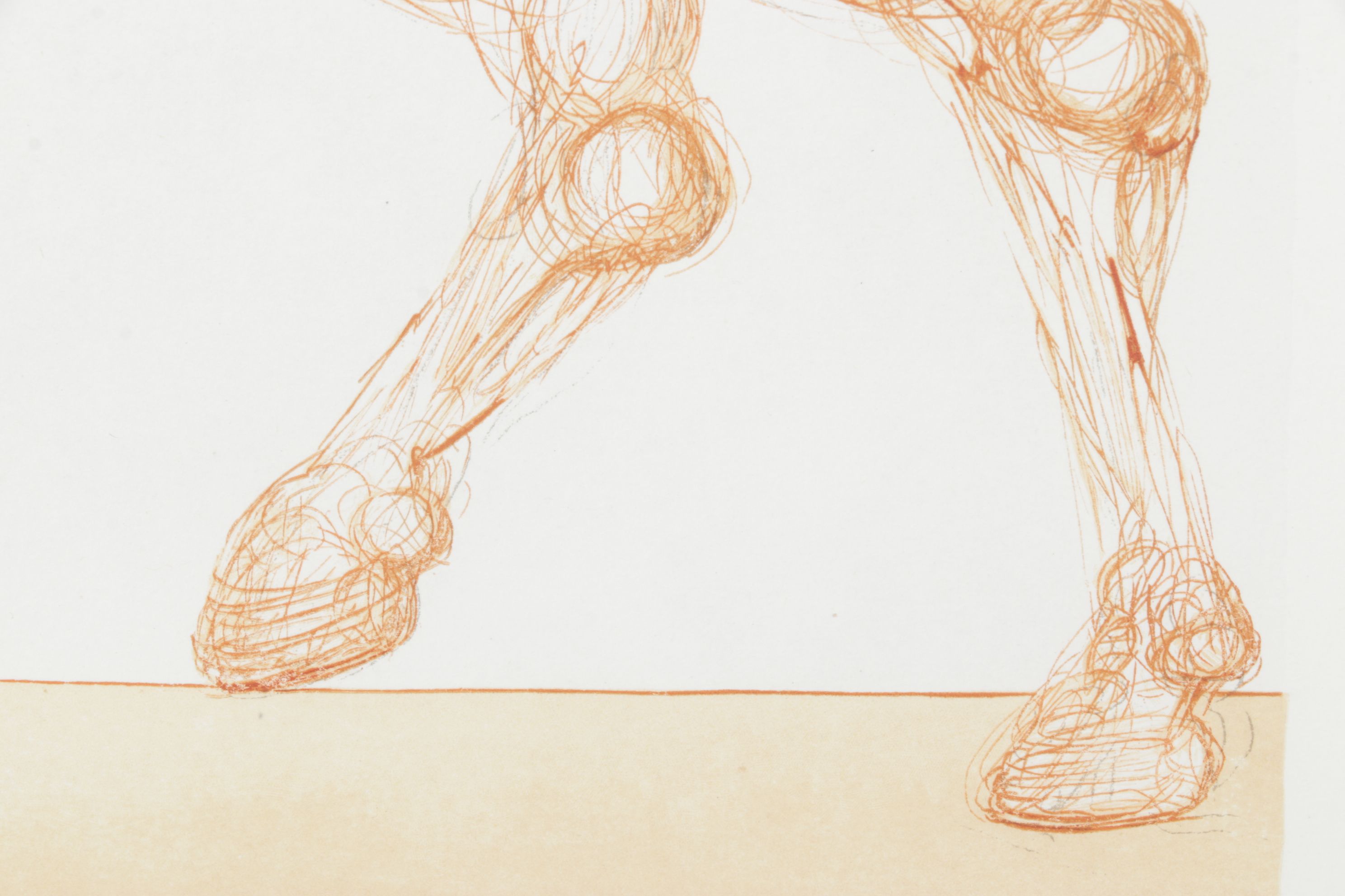 Salvador Dalí Wood Engraving "Le centaure," 1960–1964