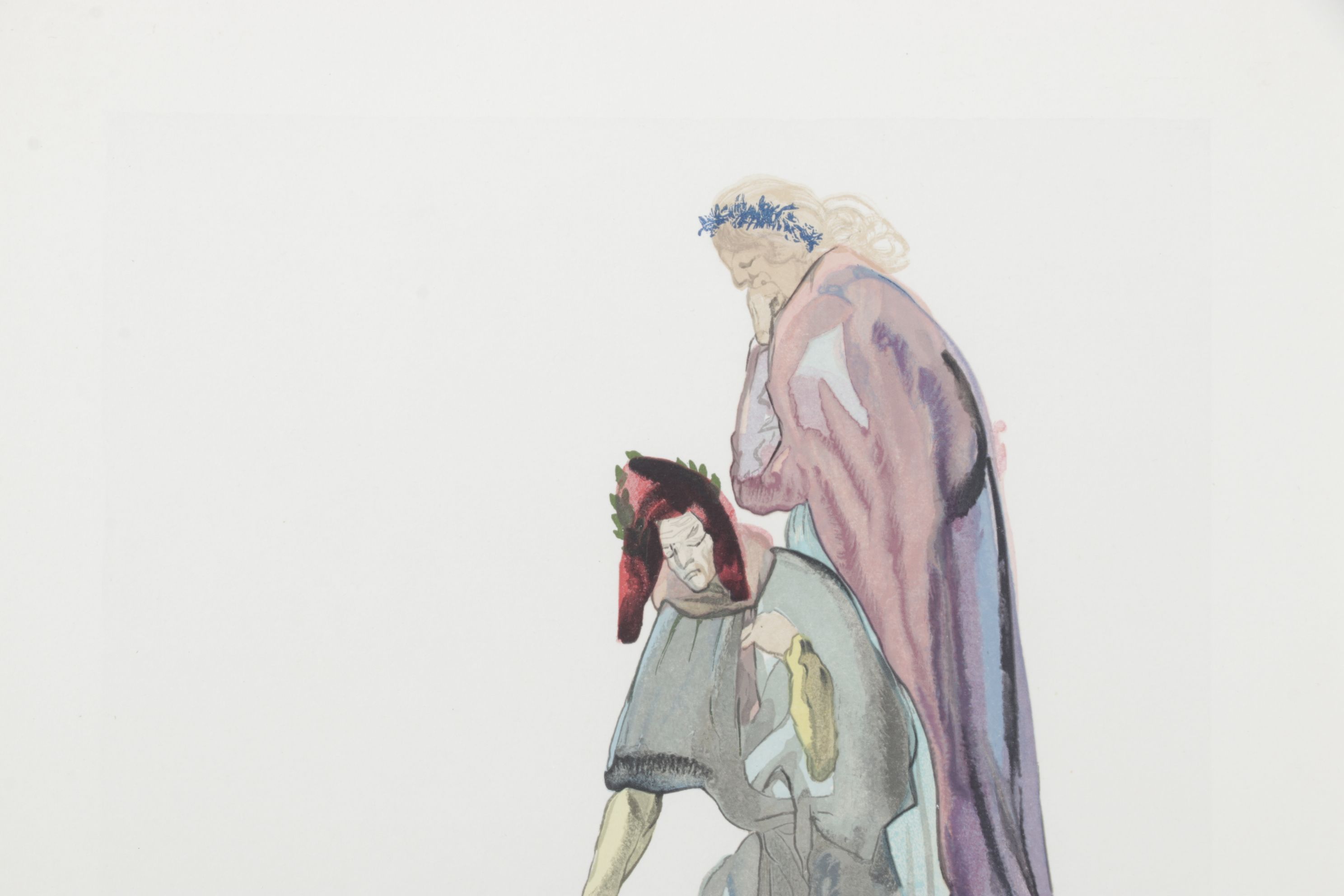 Salvador Dalí Wood Engraving "Les Traitres Envers Leurs Patrie"