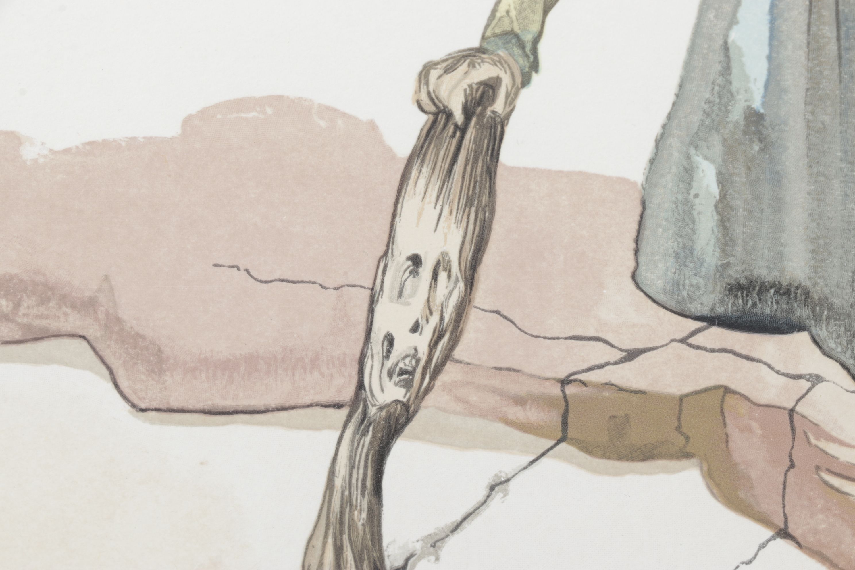 Salvador Dalí Wood Engraving "Les Traitres Envers Leurs Patrie"