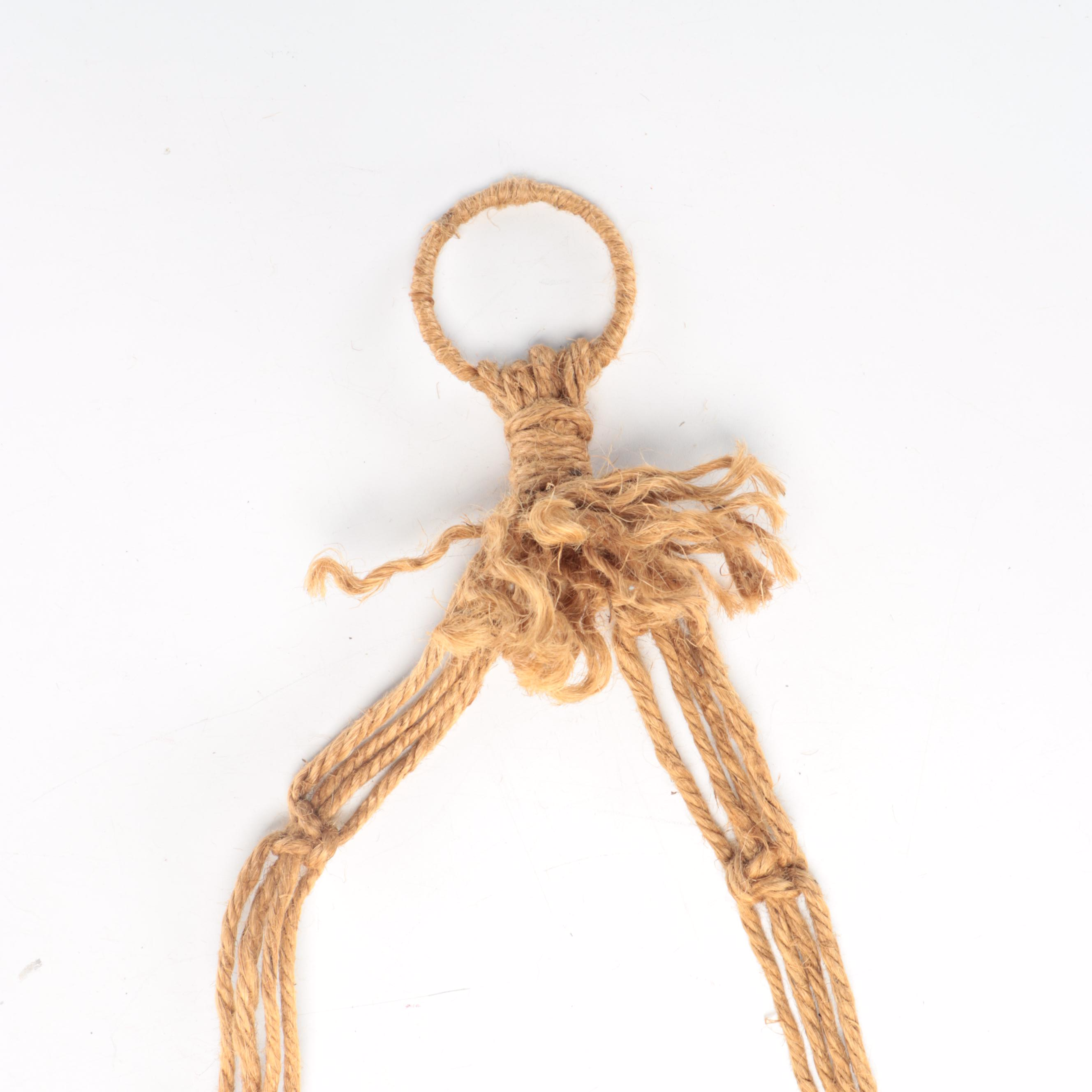 Jute Macrame Owl Wall Hanging