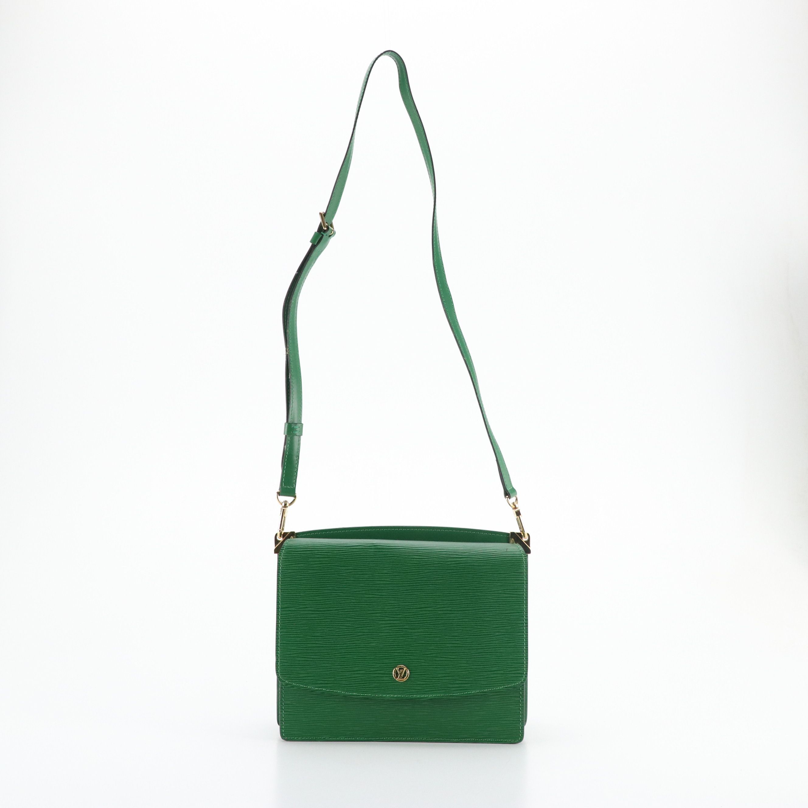 Louis Vuitton Grenelle Crossbody Bag in Borneo Green Epi & Smooth Leather