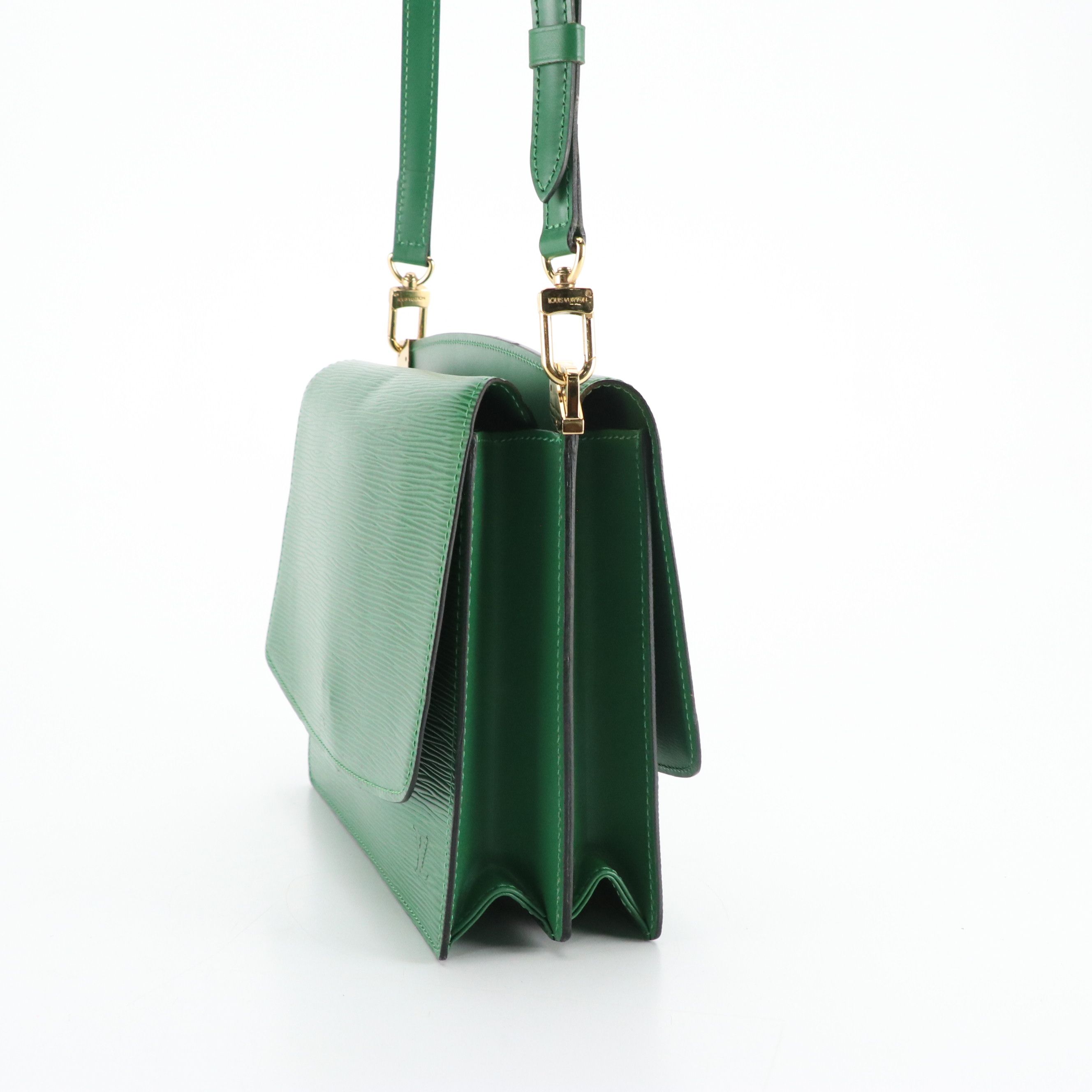 Louis Vuitton Grenelle Crossbody Bag in Borneo Green Epi & Smooth Leather