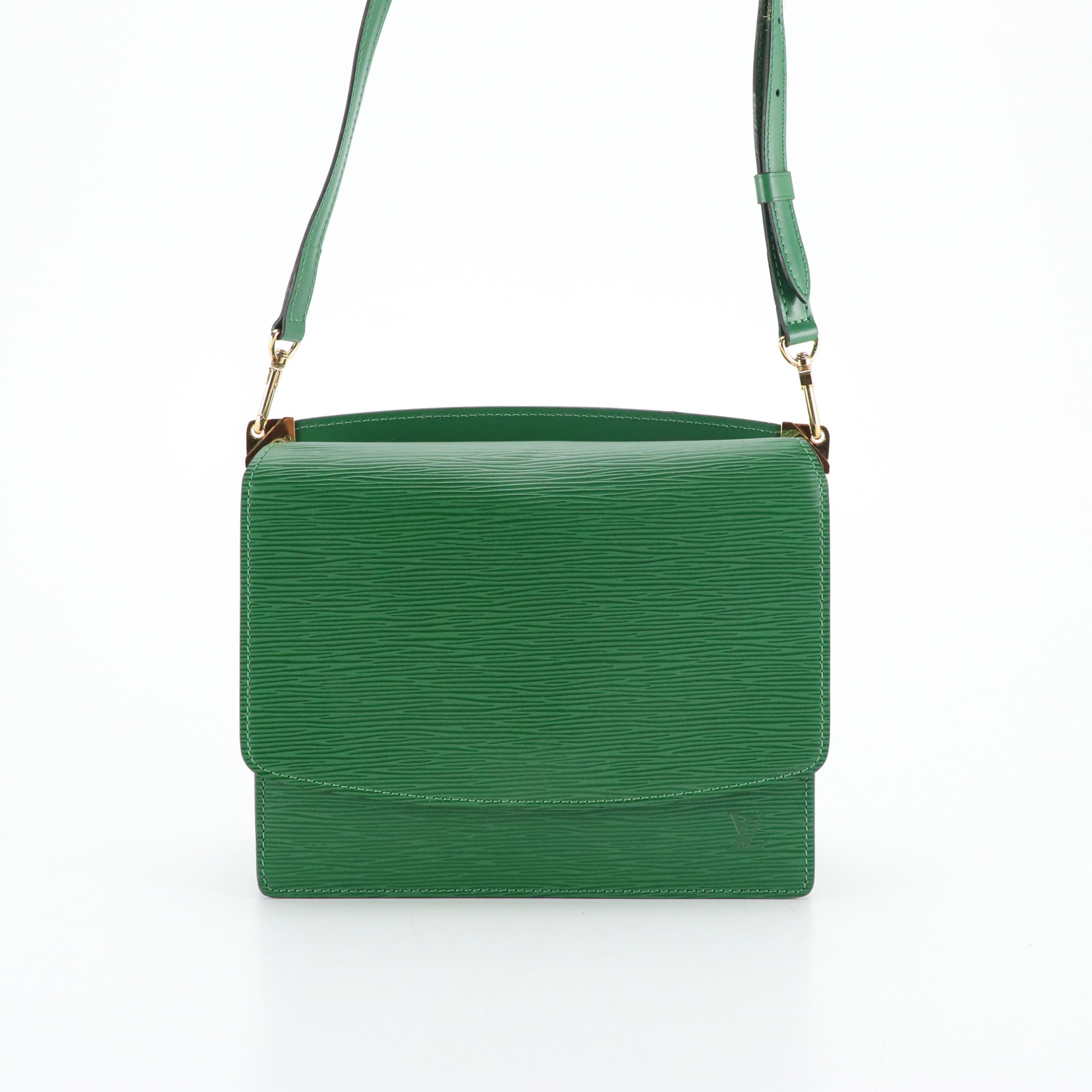Louis Vuitton Grenelle Crossbody Bag in Borneo Green Epi & Smooth Leather