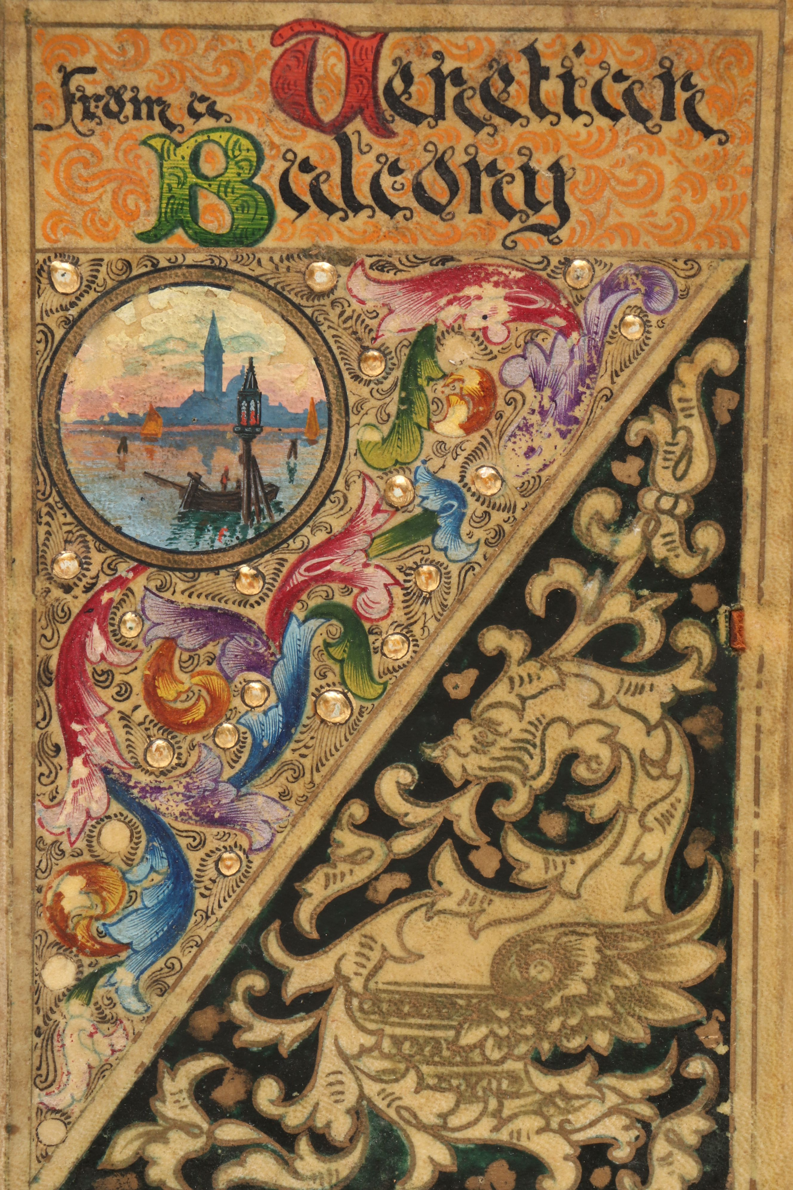 Vellum Bound "From a Venetian Balcony" by Lady Lindsay and More Books