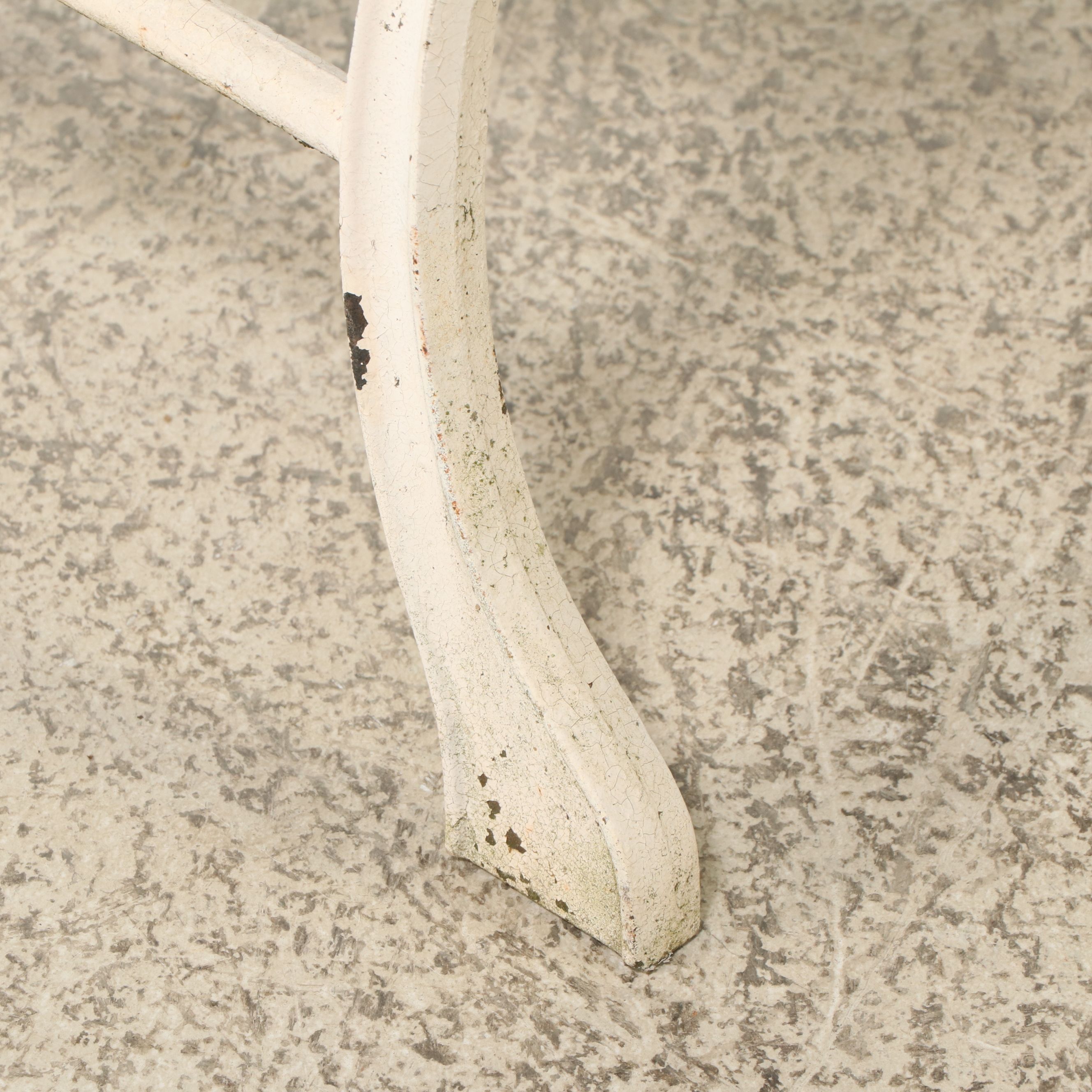 Victorian Style Cast Iron and Slat Wood Bench, Vintage