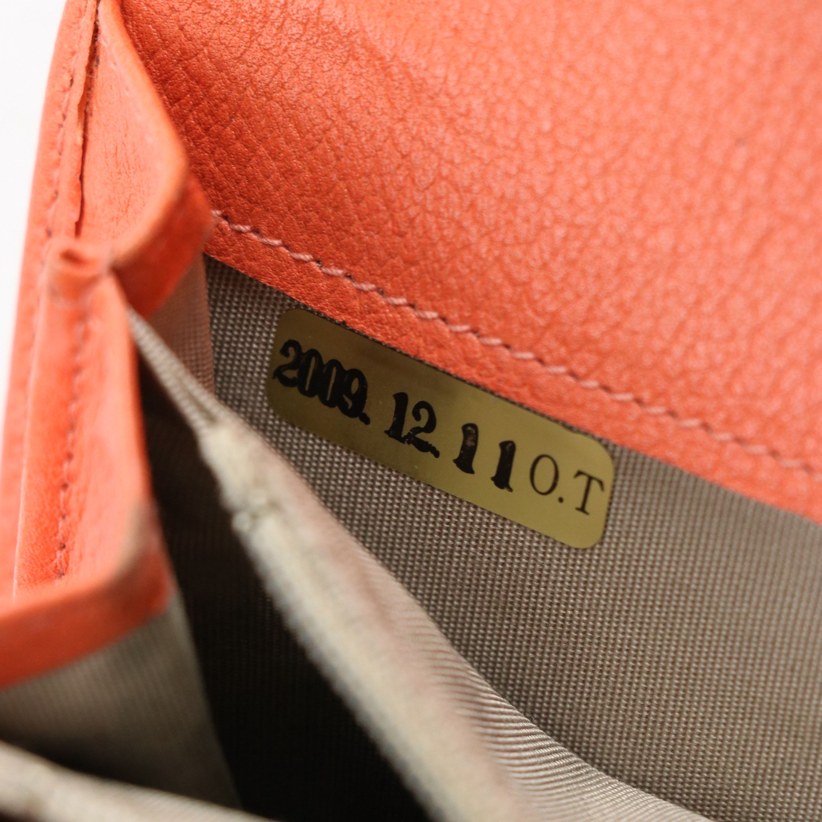 Chanel Camellia Embossed L Yen Wallet in Goatskin Leather with Gift Box