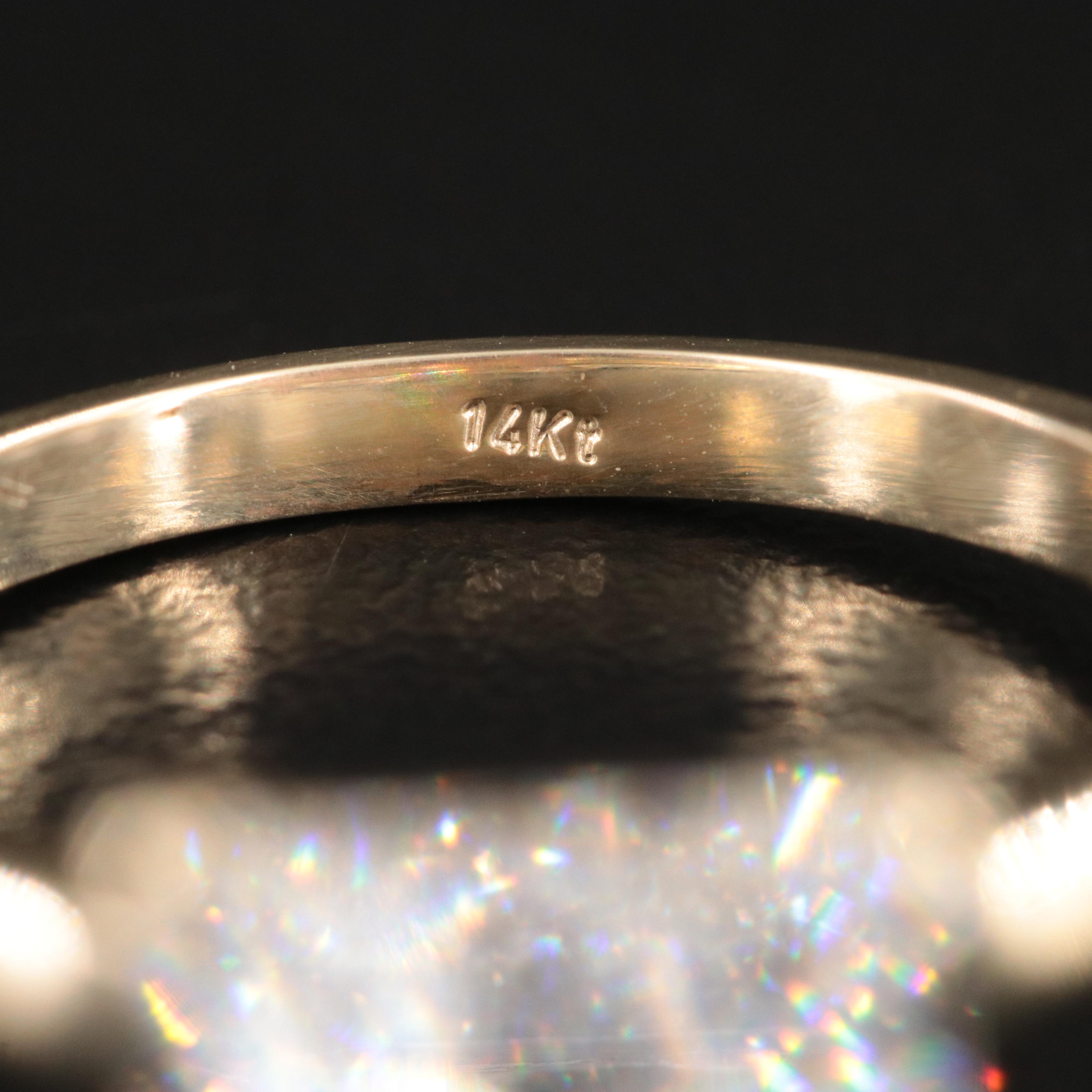 14K 5.00 CT Lab Grown Diamond Solitaire Ring with IGI Report