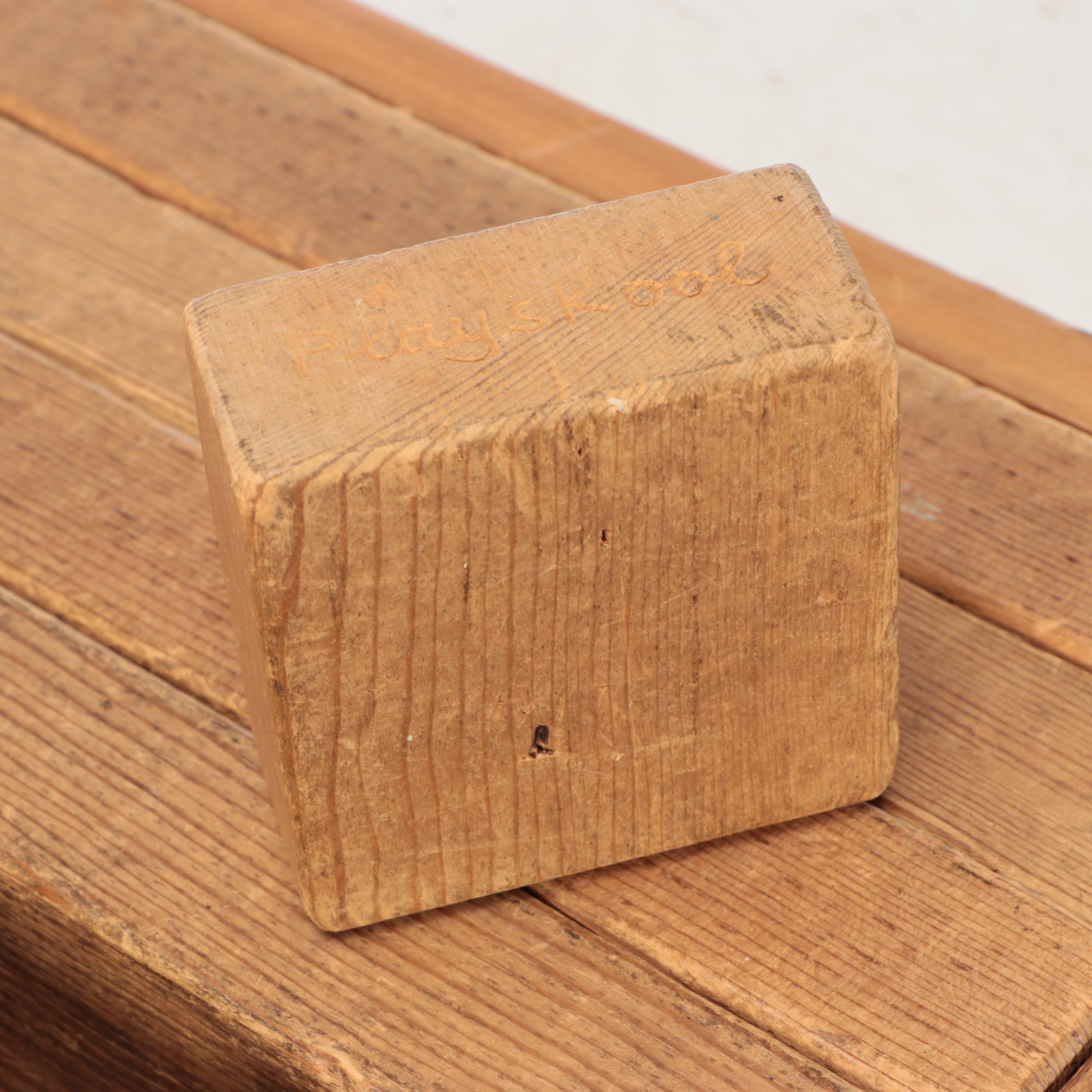 Oak Wood Children's Building Block Set in Drawer, and Maple Toy Truck