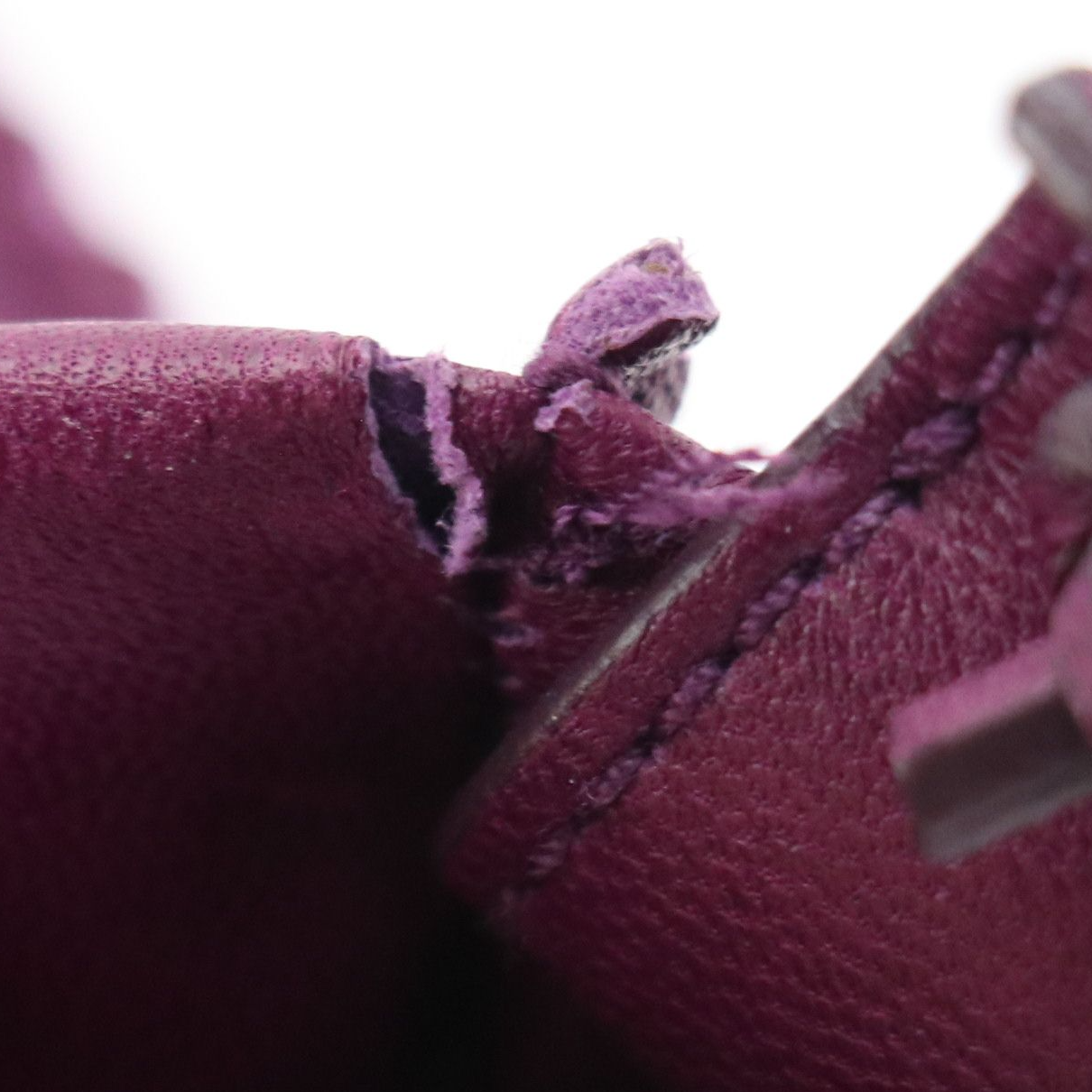 Loewe Purple Lambskin Leather Anagram Embossed Crossbody Bag