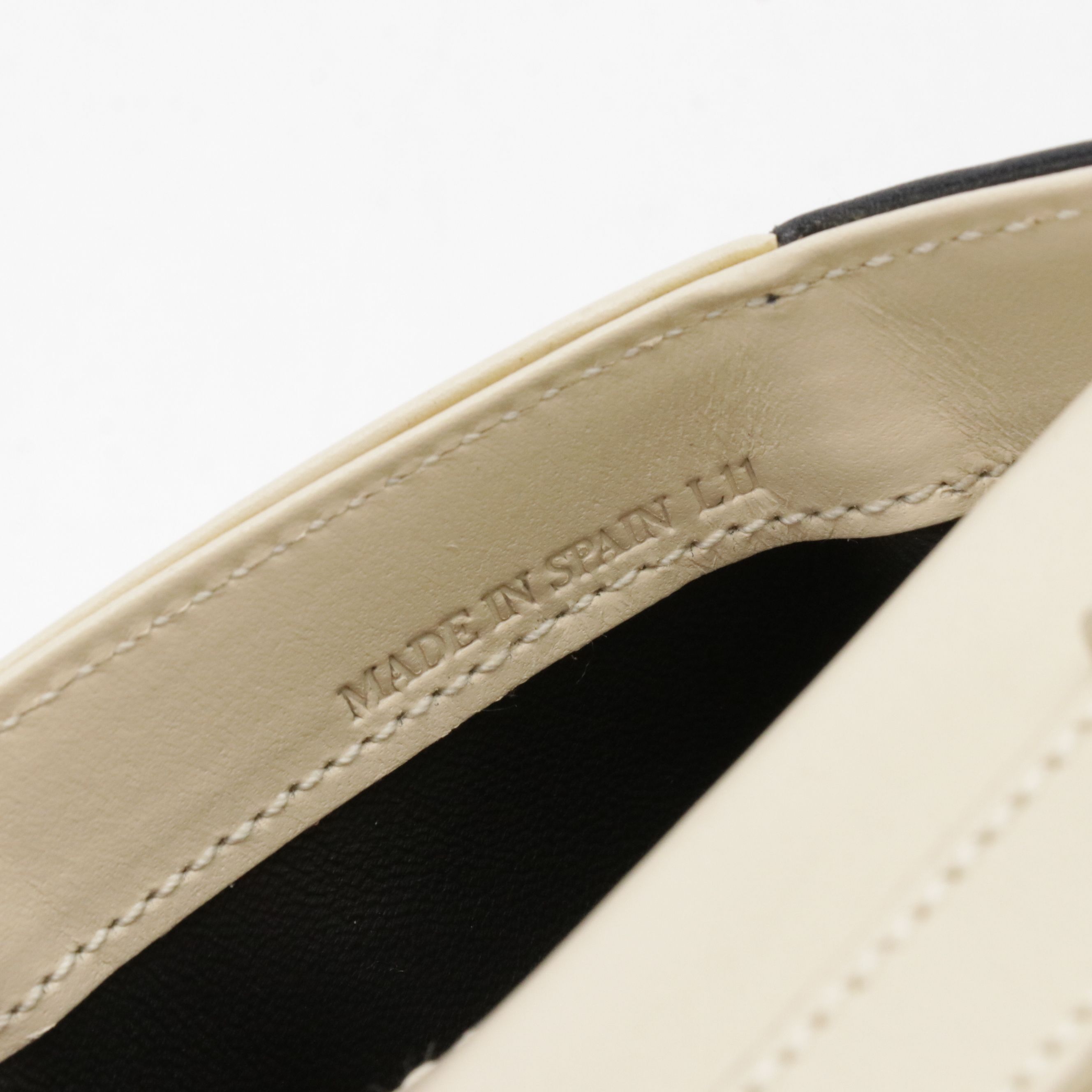 Loewe Bicolor Leather Front-Flap Clutch Bag with Detachable Strap