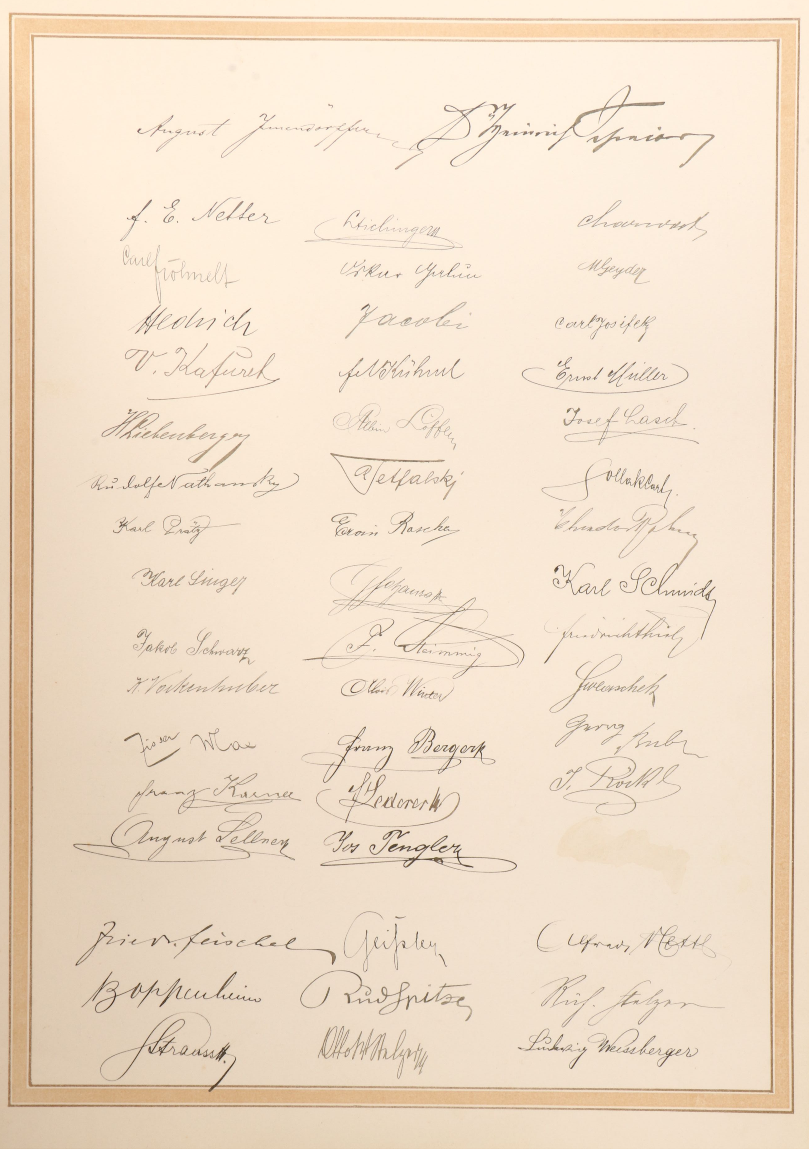 Internationalen Elektrizitätsgesellschaft Testimonial to Gotthold Stern, 1900