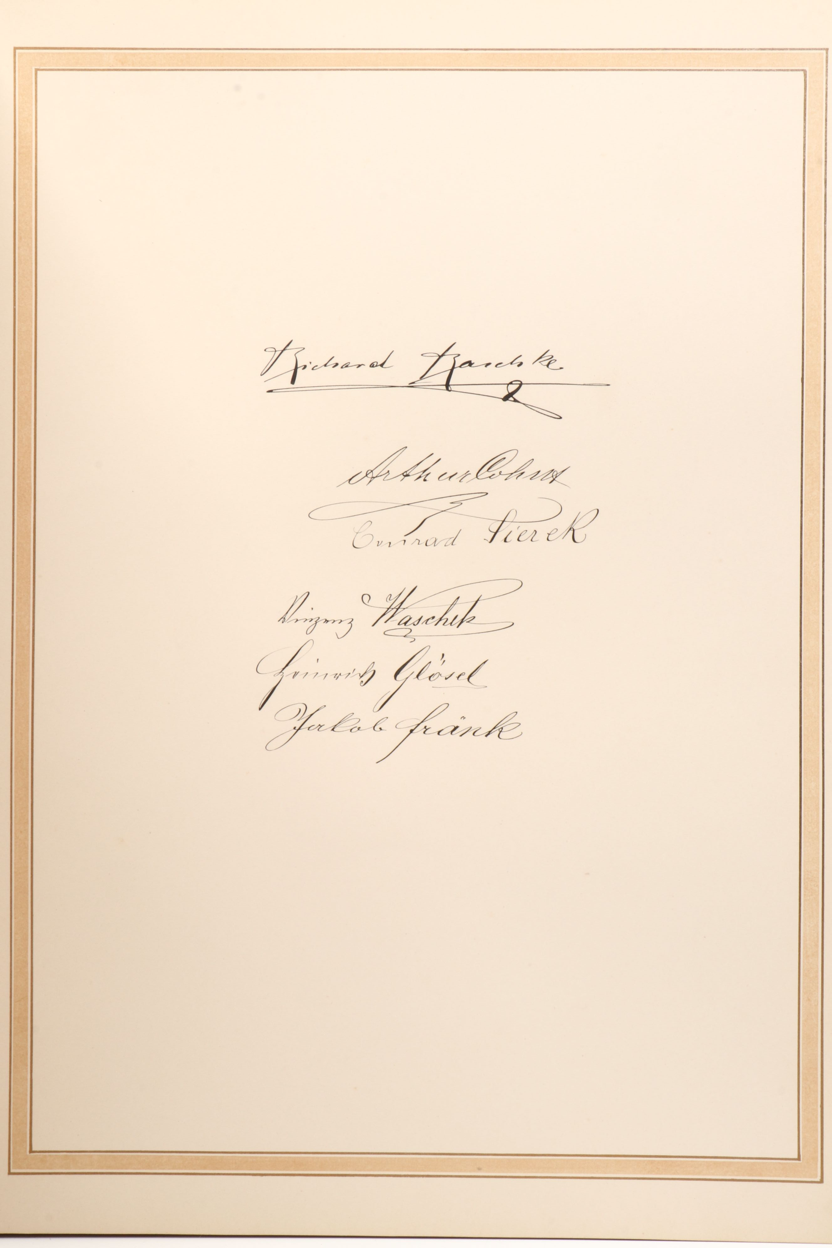 Internationalen Elektrizitätsgesellschaft Testimonial to Gotthold Stern, 1900