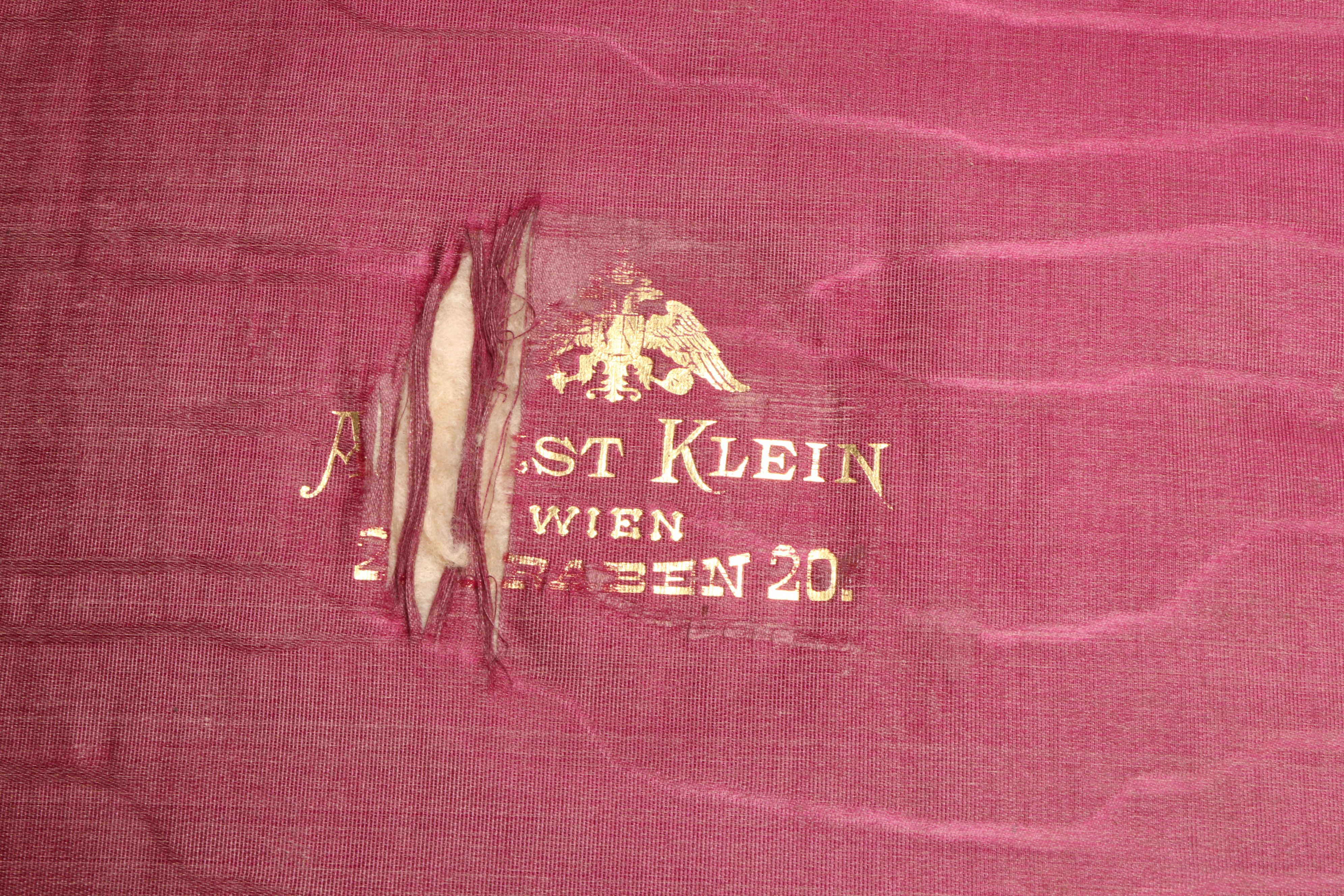 Internationalen Elektrizitätsgesellschaft Testimonial to Gotthold Stern, 1900