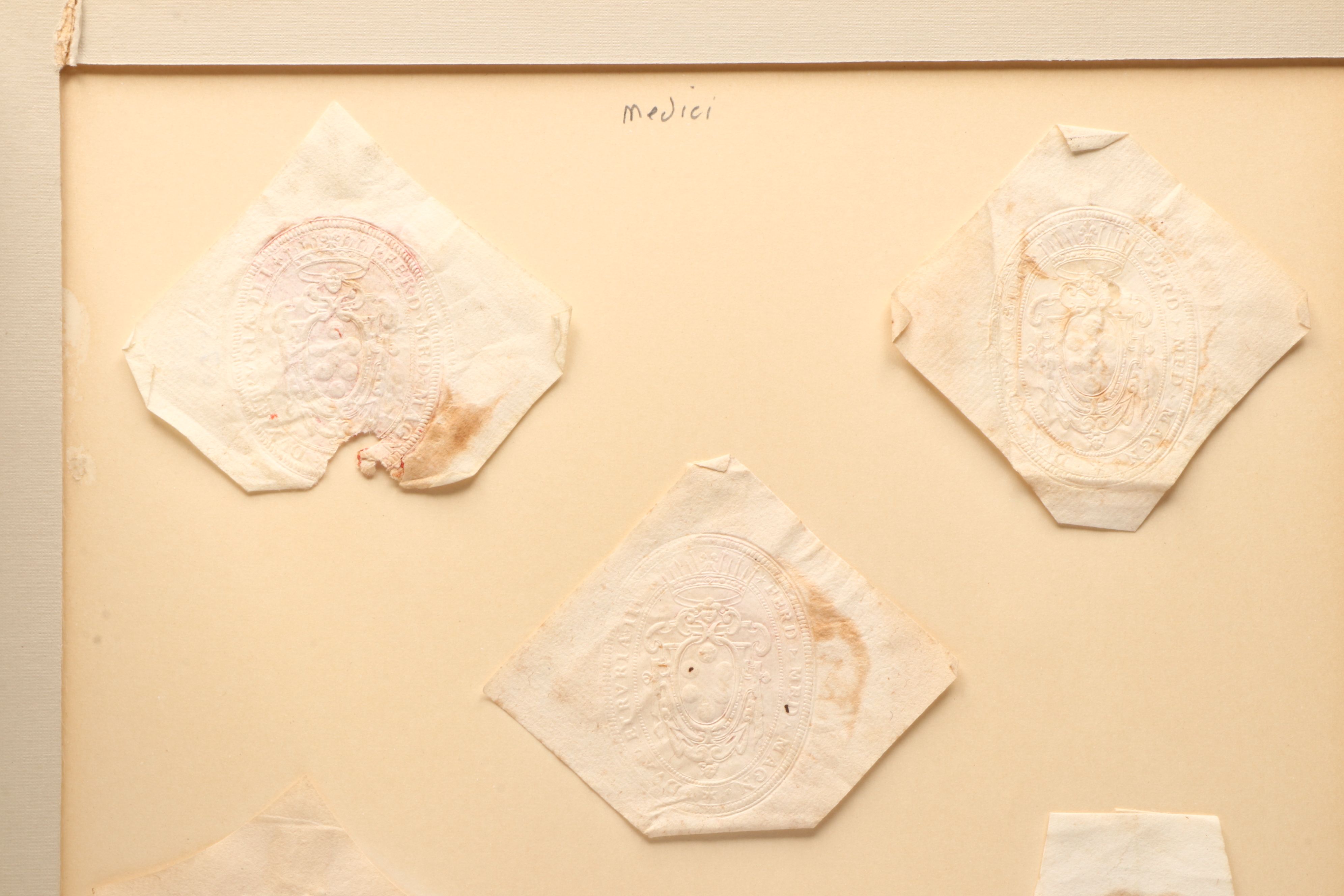 Tuscan Heraldic Seal Album (Featuring Medici Correspondence)